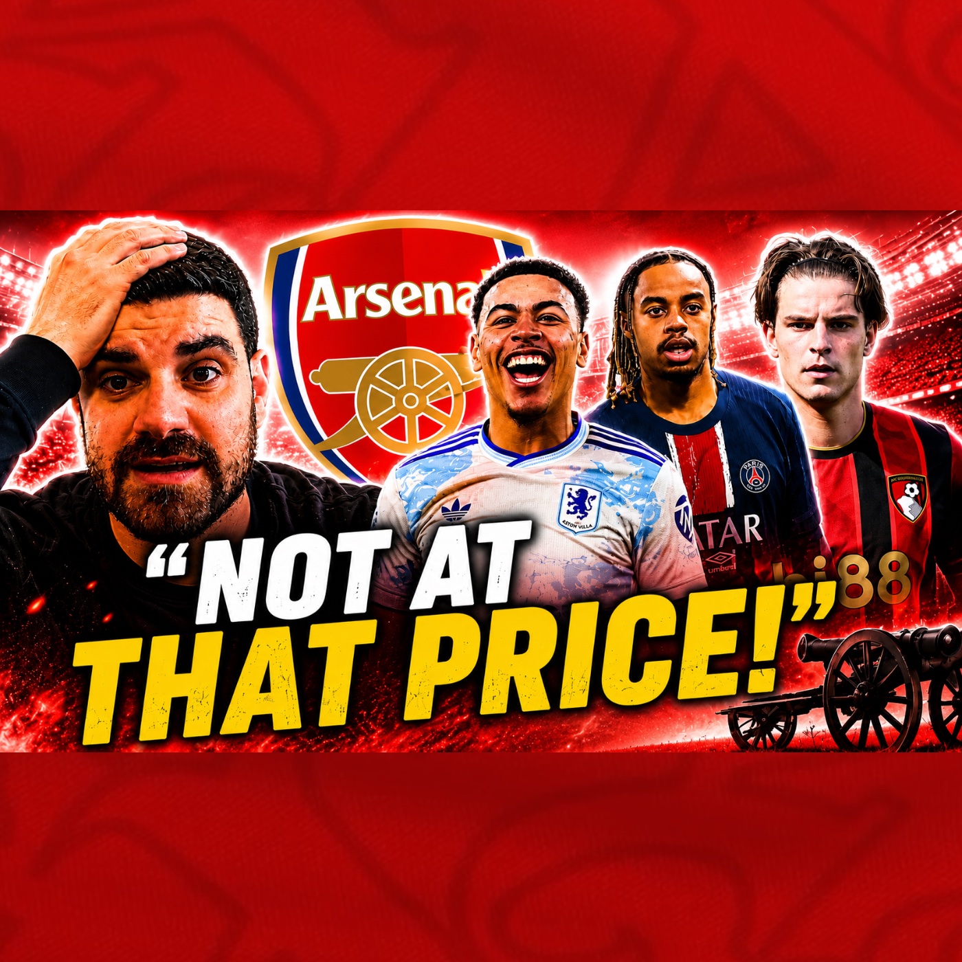 Arsenal target Rogers valued at crazy money, Scott approach 'rebuffed' & Barcola not for sale!