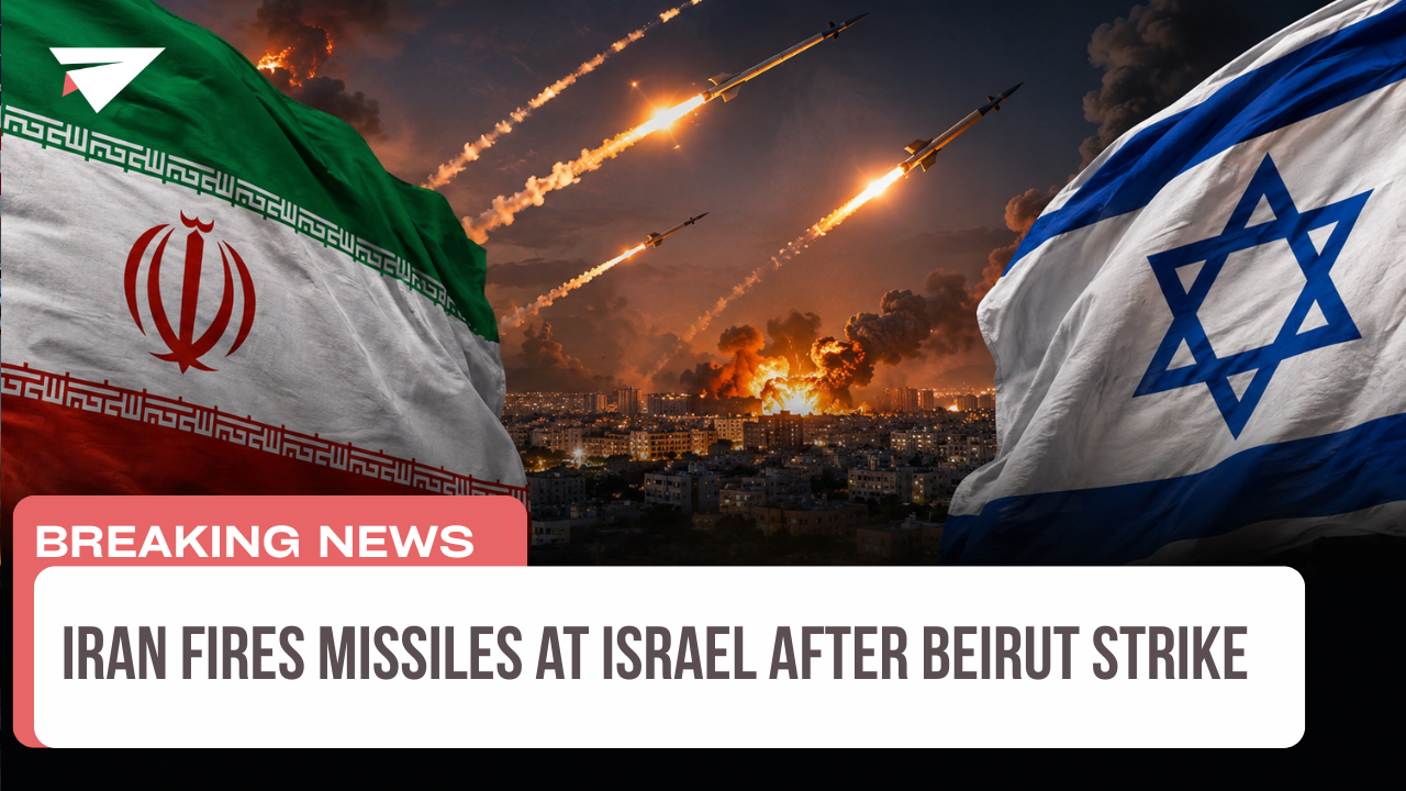 Iran Fires Missiles at Israel after Beirut Strike, Breaking News