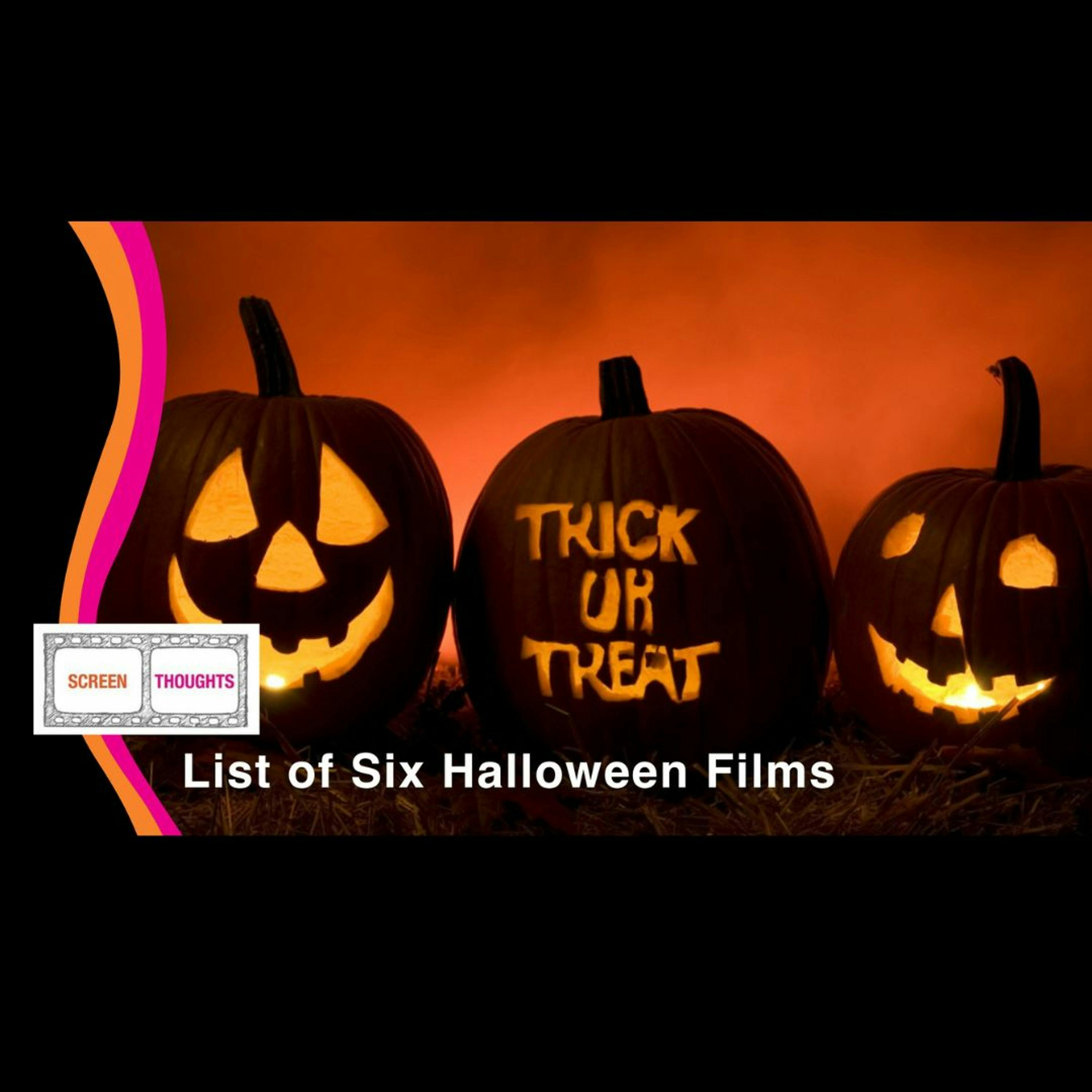 List of 6 Halloween Films