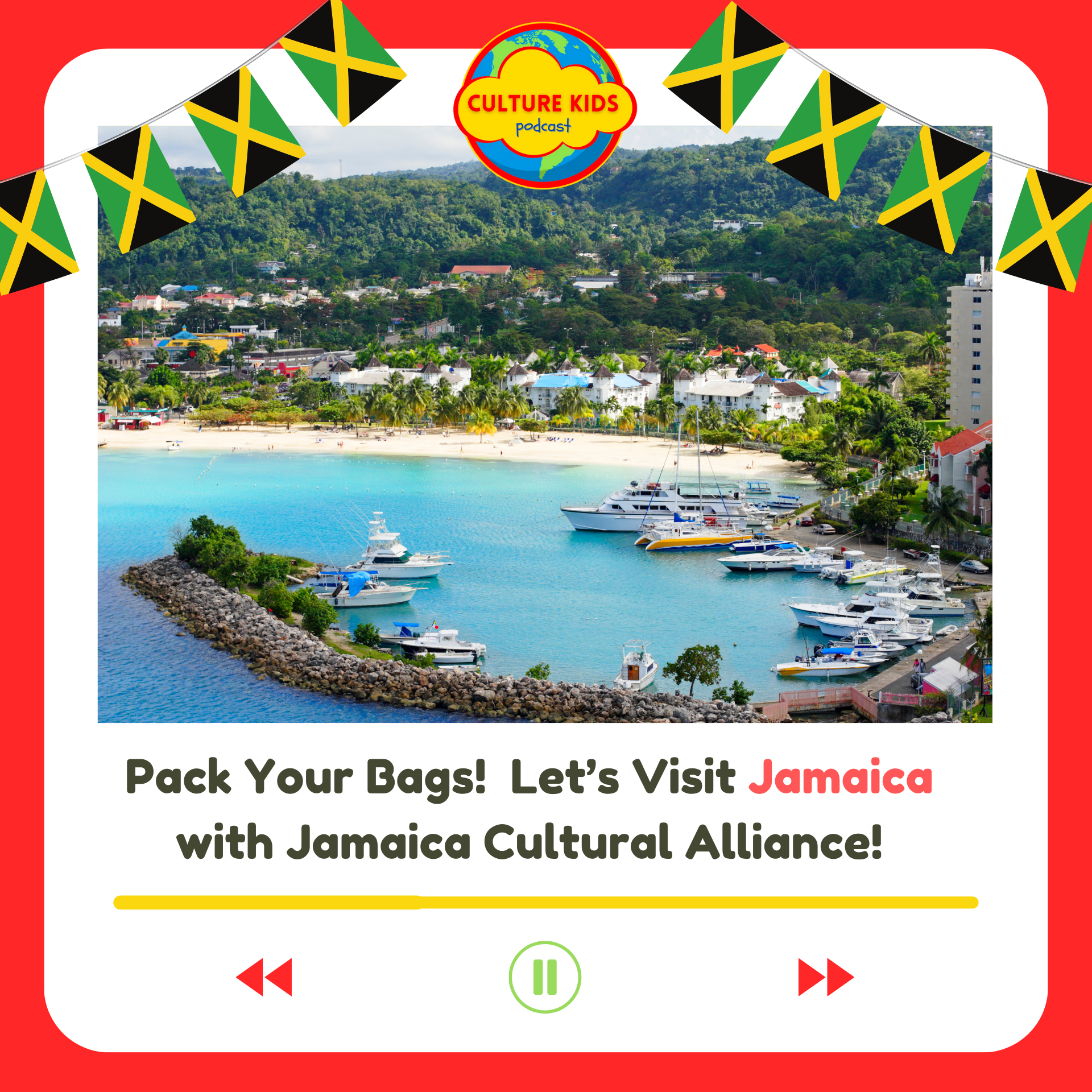Pack Your Bags!  Let's Visit Jamaica with Jamaica Cultural Alliance!