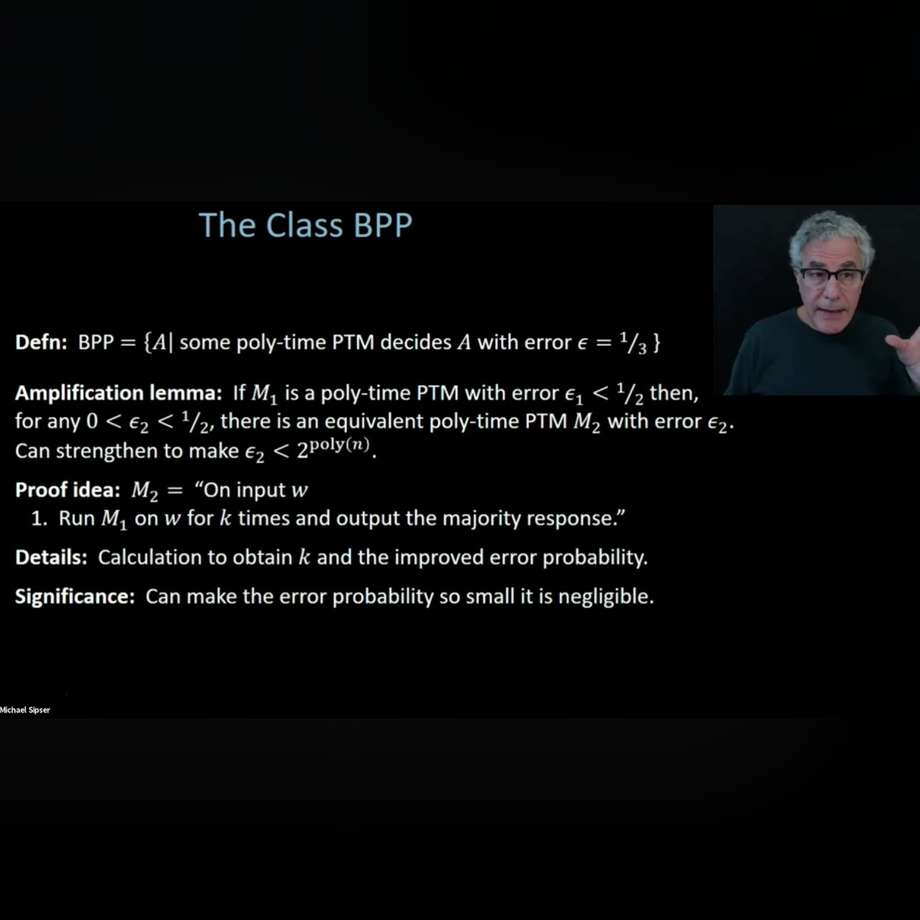 23. Probabilistic Computation, BPP