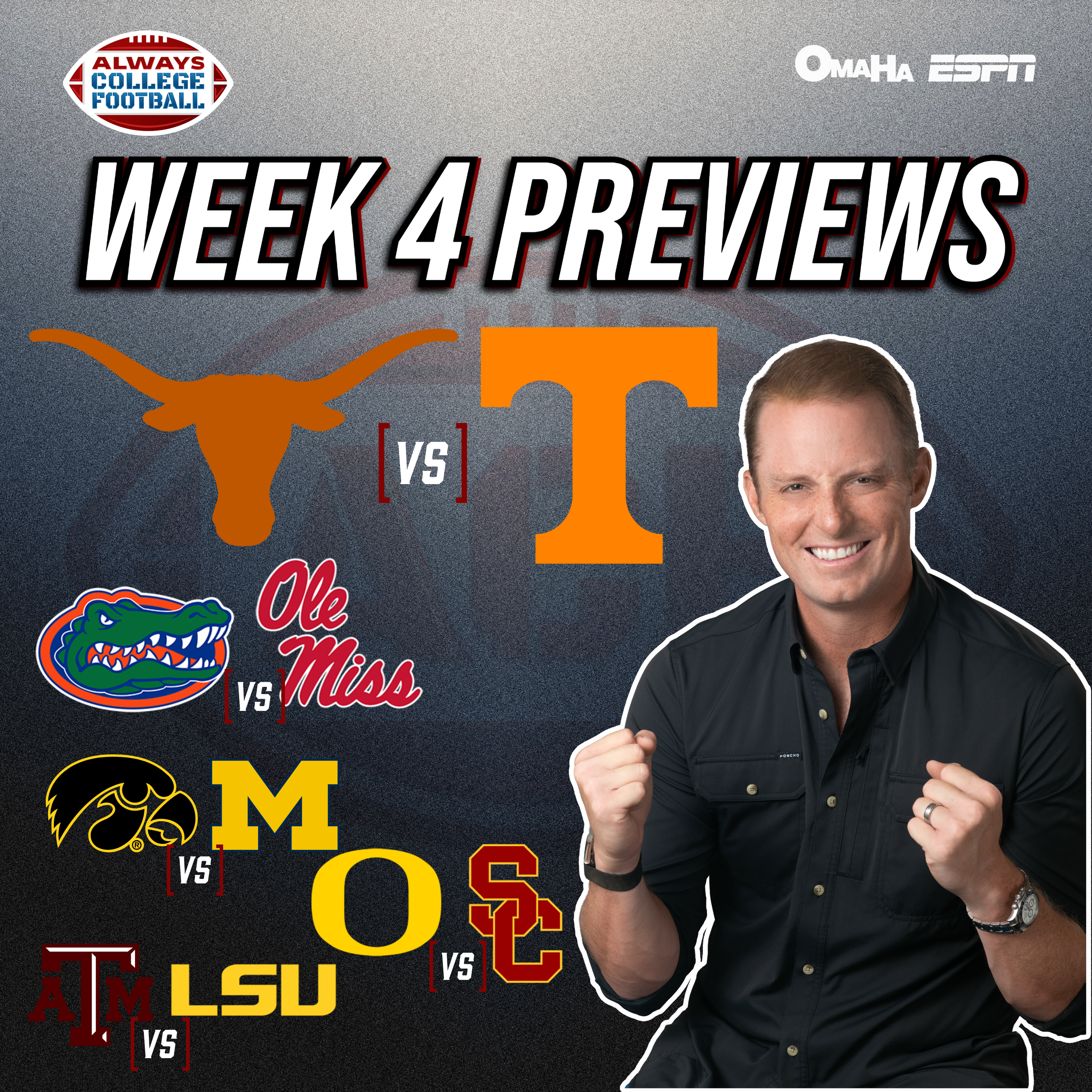 Week 4 Previews: SIX ranked vs ranked matchups! | Always College Football