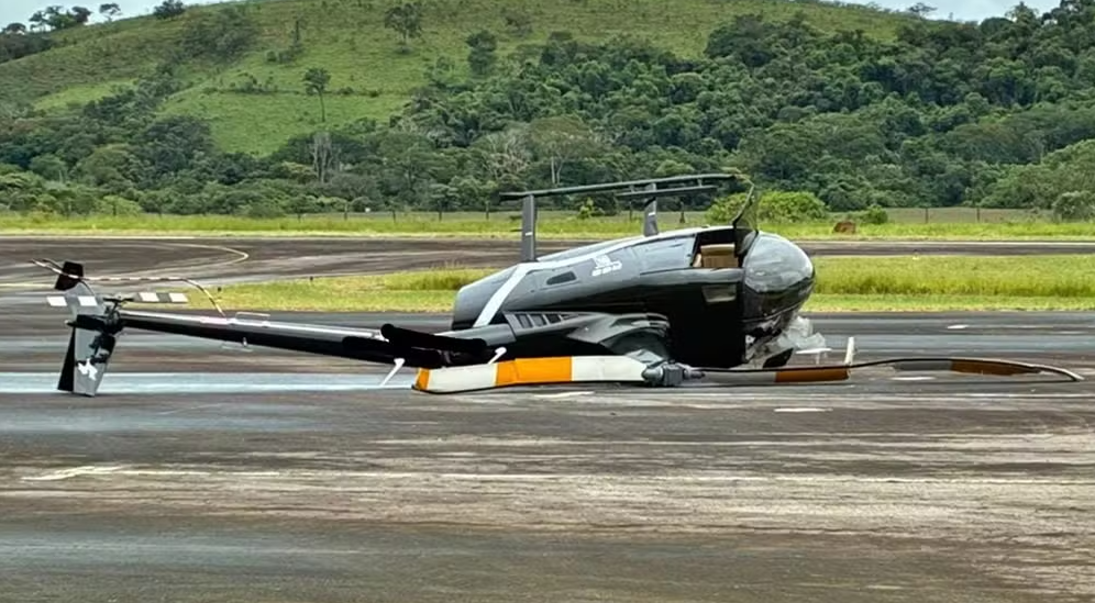 Justiça proíbe homem que tentou furtar helicóptero em MG de se aproximar de aeronaves