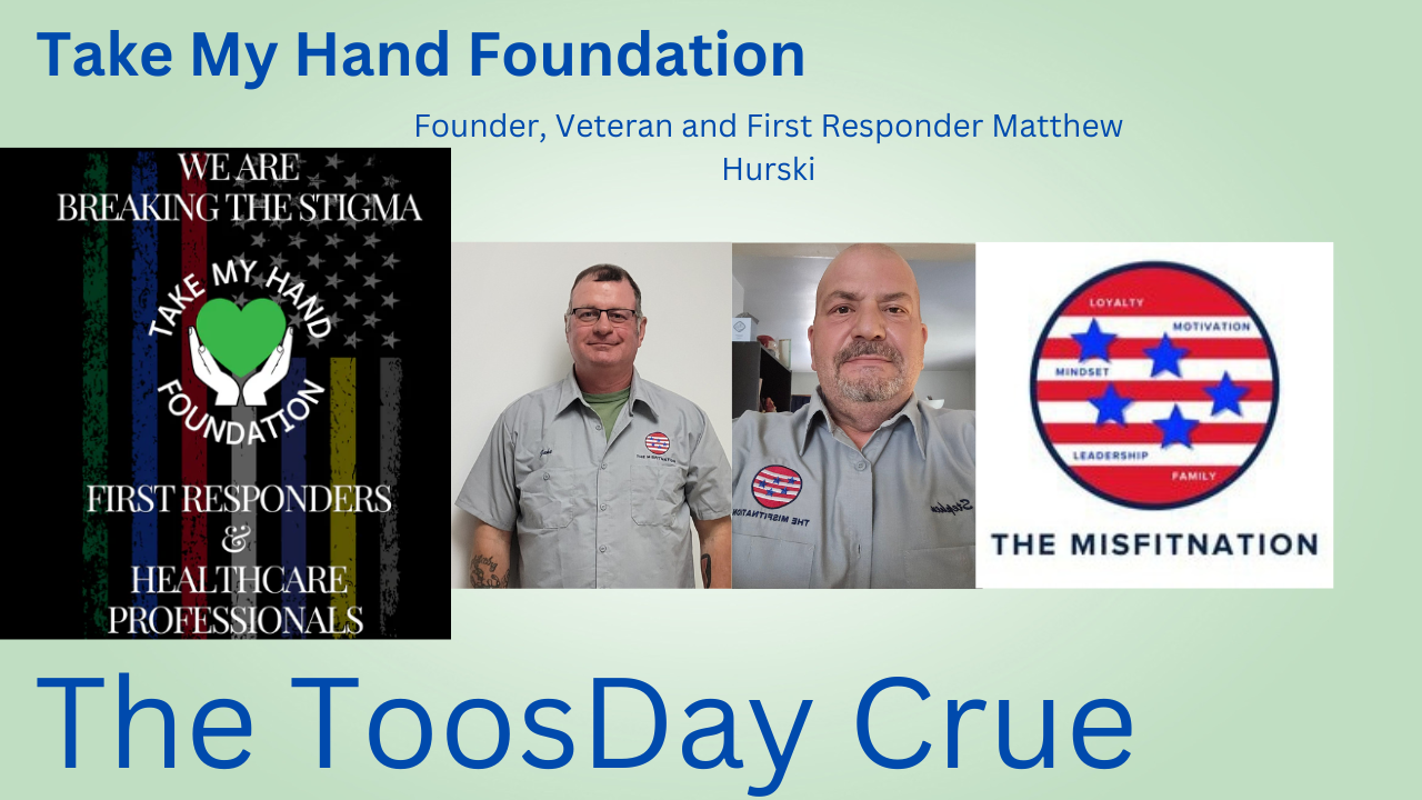 Welcoming Matthew Hurski, Founder of the Take My Hand Foundation