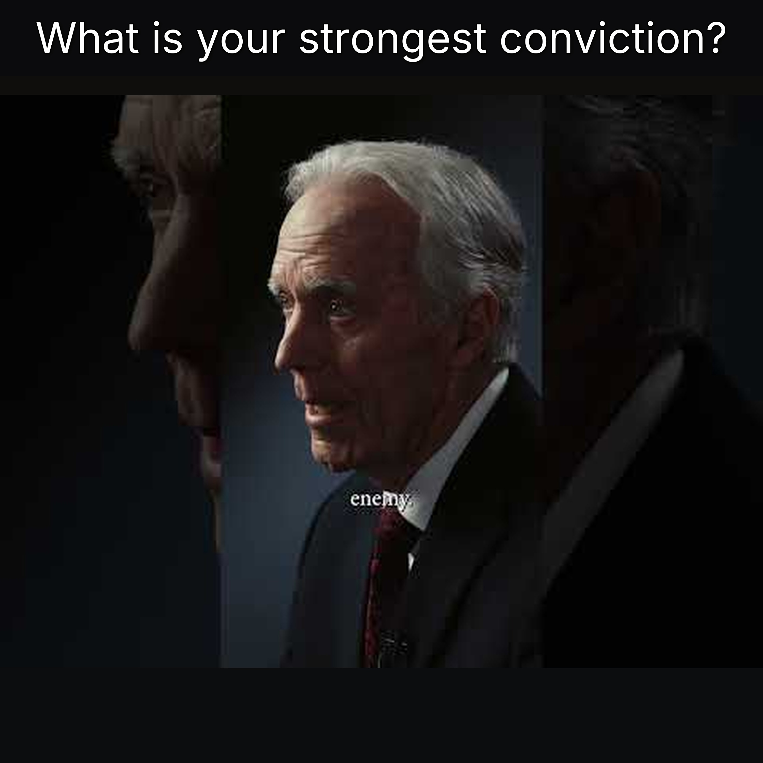 What is your strongest conviction? episode artwork