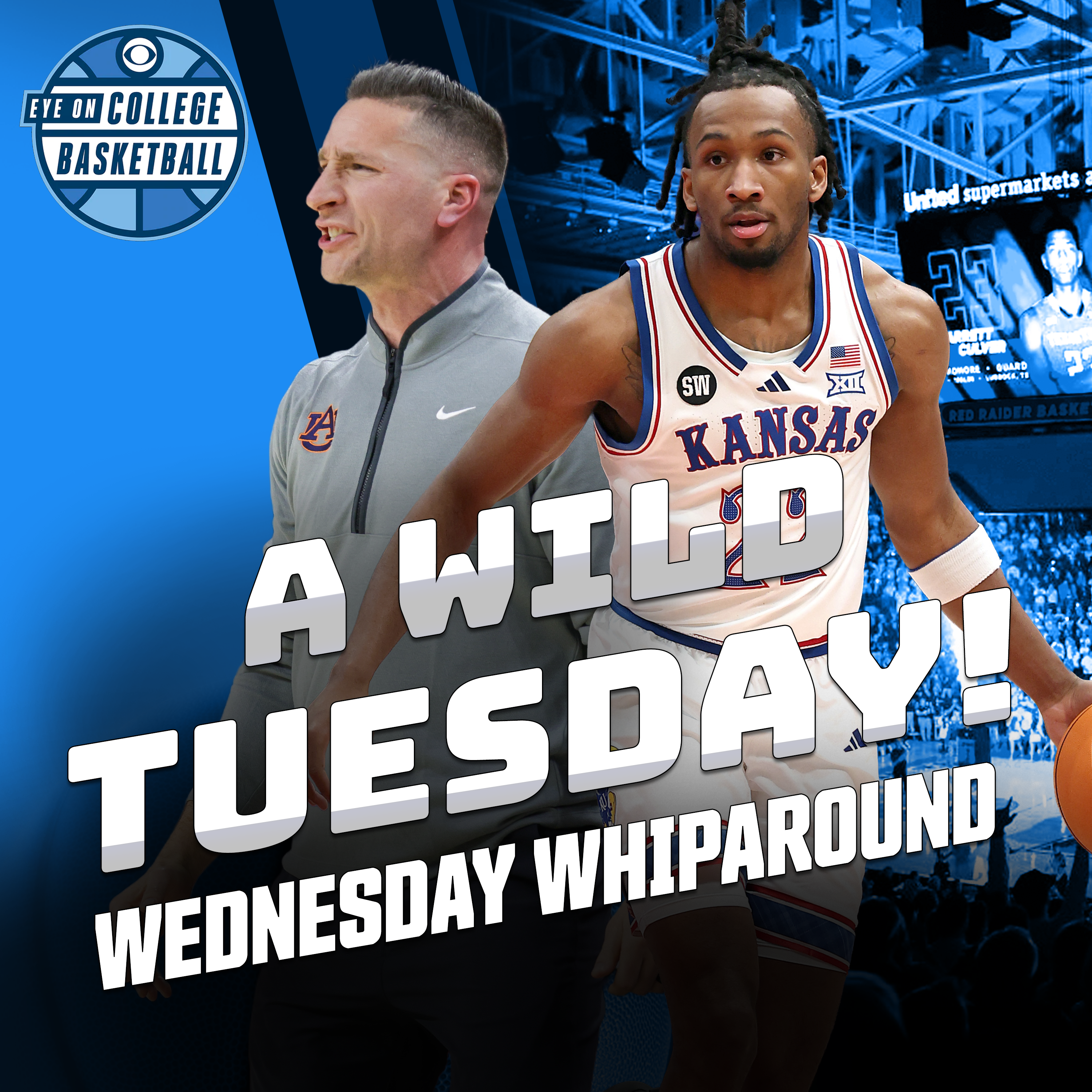 Tuesday night was drunk: Kansas’ OT comeback vs. TCU, Duke’s comeback vs. L’ville, A&M’s comeback vs. Auburn +& a TTU-Houston 40-minute thriller