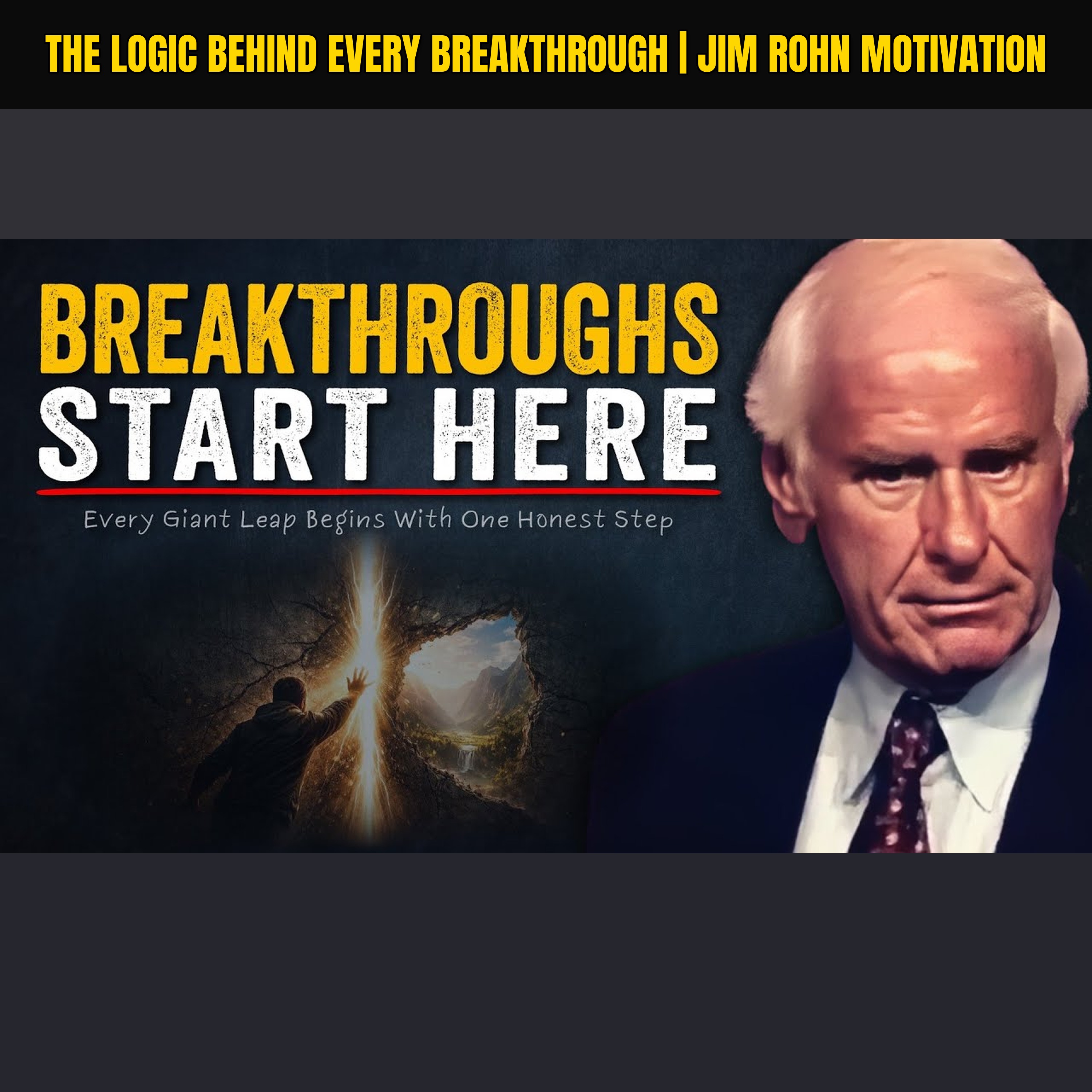 The Logic Behind Every Breakthrough | Jim Rohn Motivation
