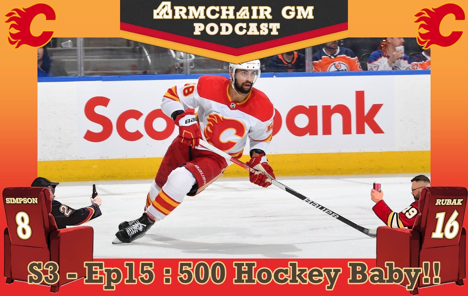 ArmChair GM Podcast S3-Ep15  500 Hockey Baby!!