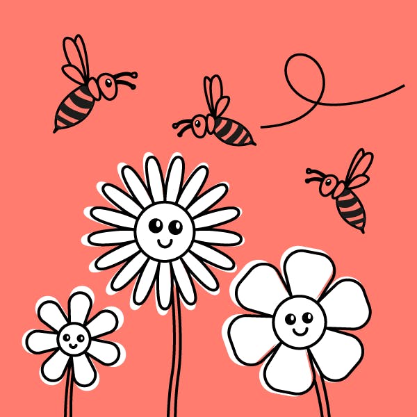 Des fleurs dans les parcelles Des fleurs dans les parcelles