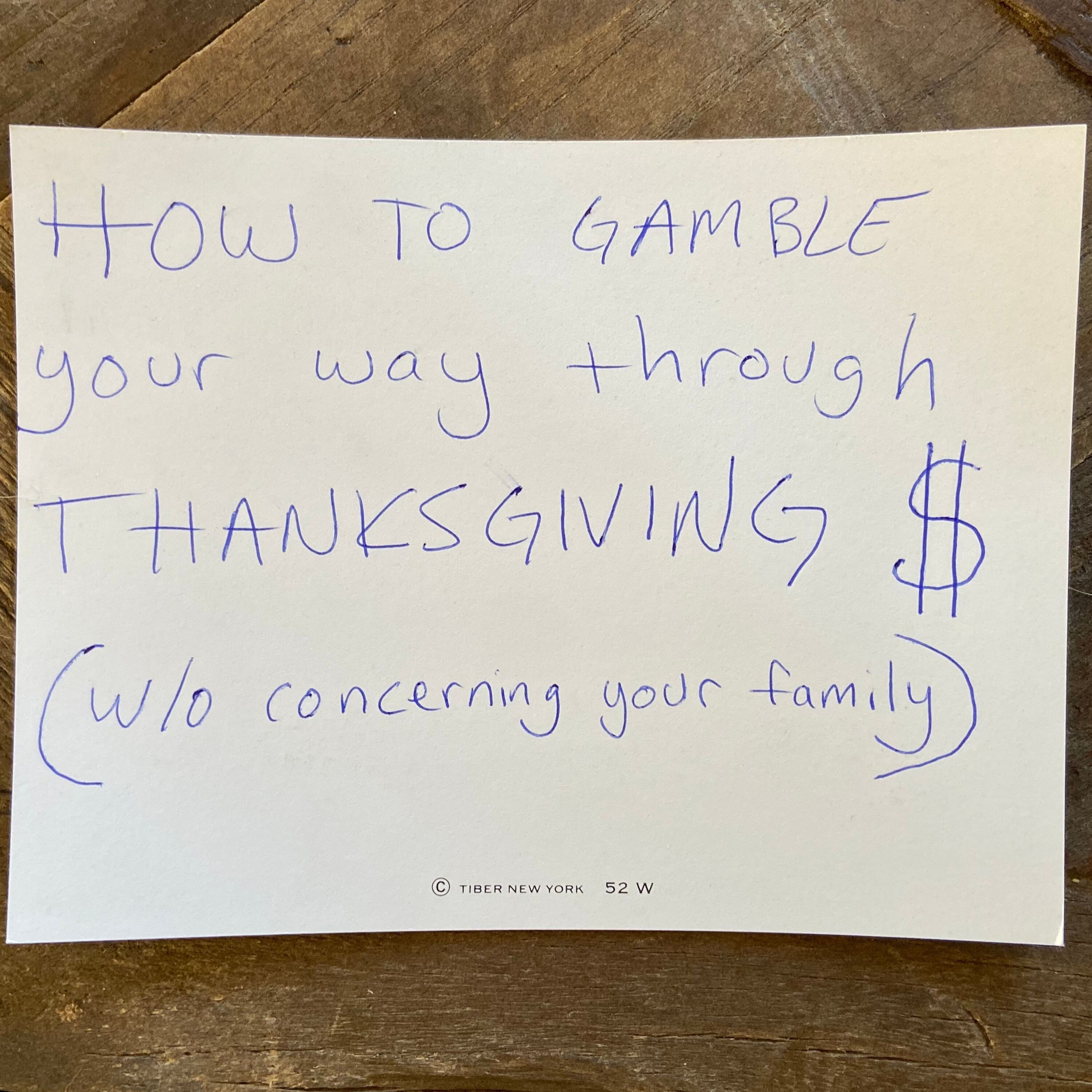 How to Gamble Your Way Through Thanksgiving + NFL Picks episode artwork