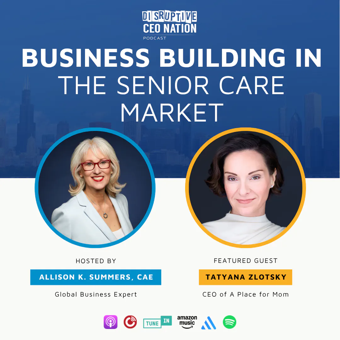 Ep 338 Business Building in the Senior Care Market with Tatyana Zlotsky, CEO of a Place for Mom; New York, NY, USA episode artwork