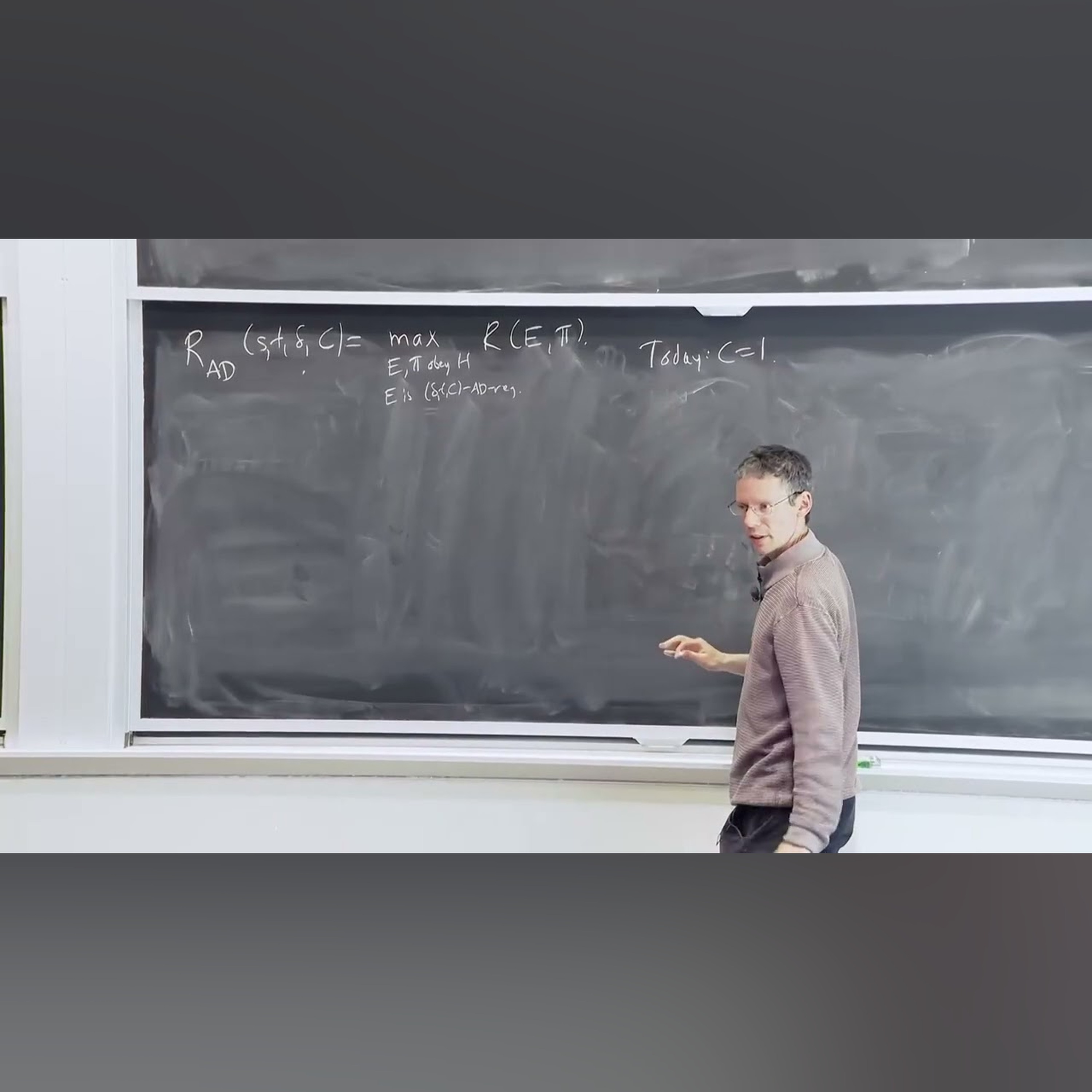 Lecture 23: Sharp Projection Theorems, Part 2: AD Regular Case