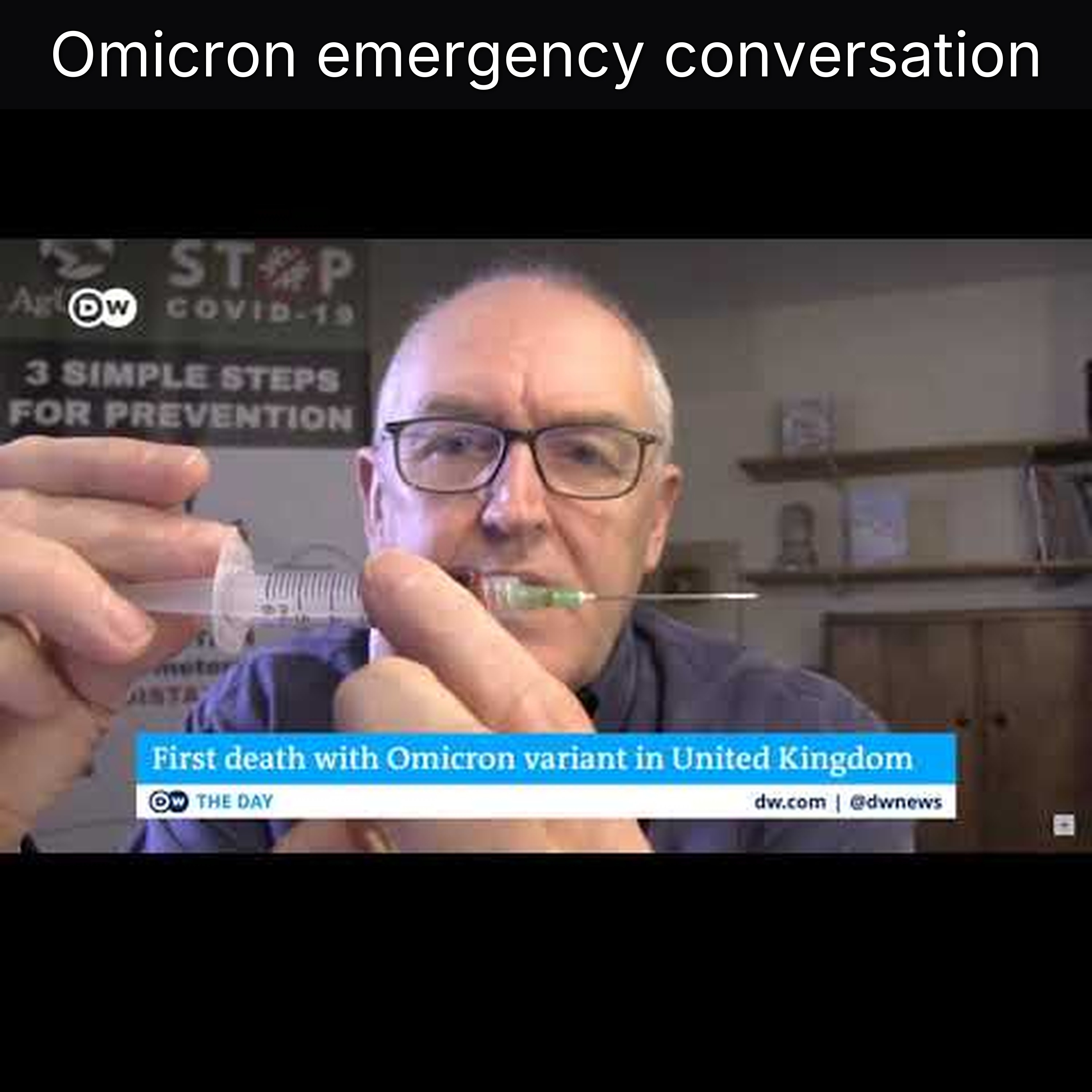 Omicron emergency conversation