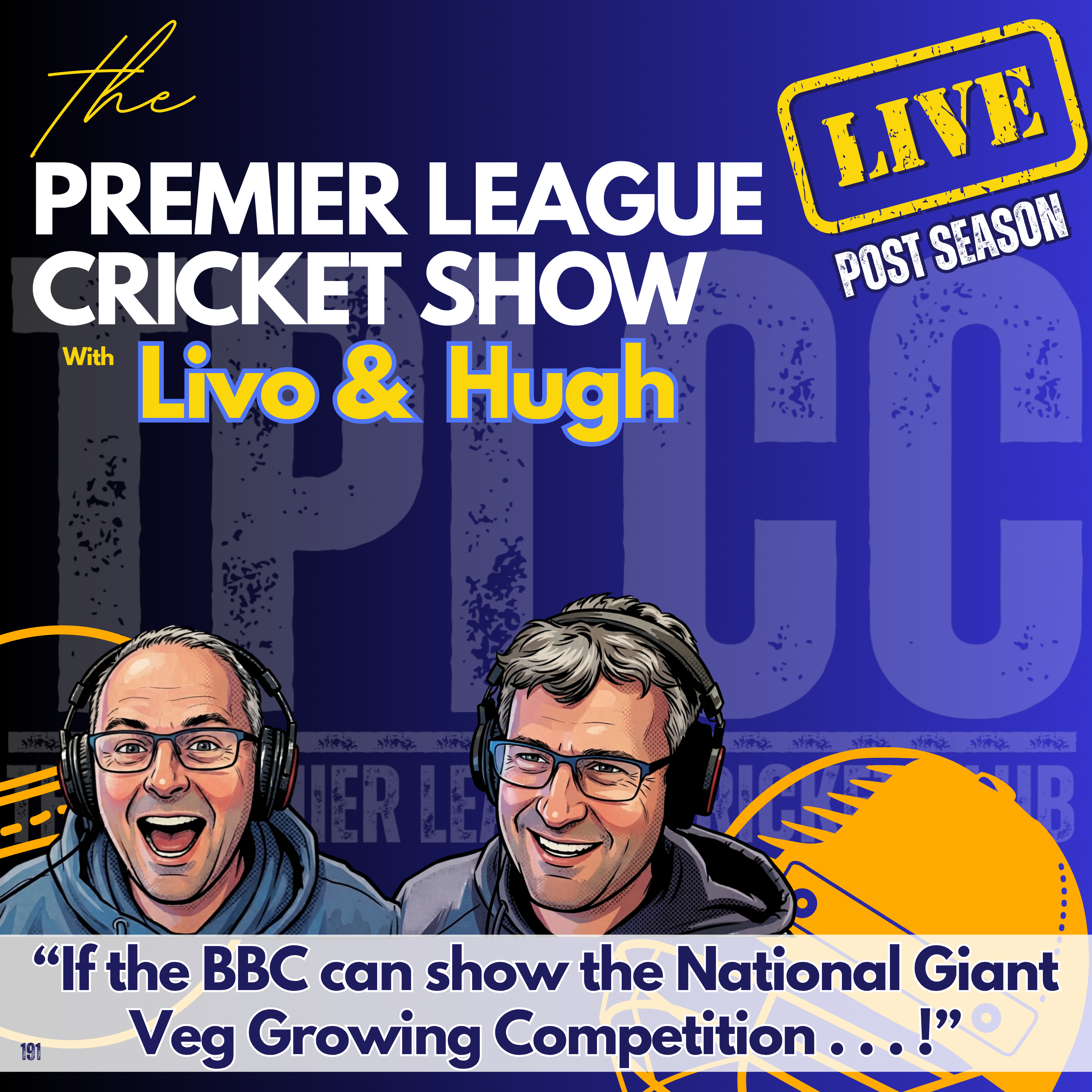 “If the BBC can show the National Giant Veg Growing Competition . . . !” episode artwork