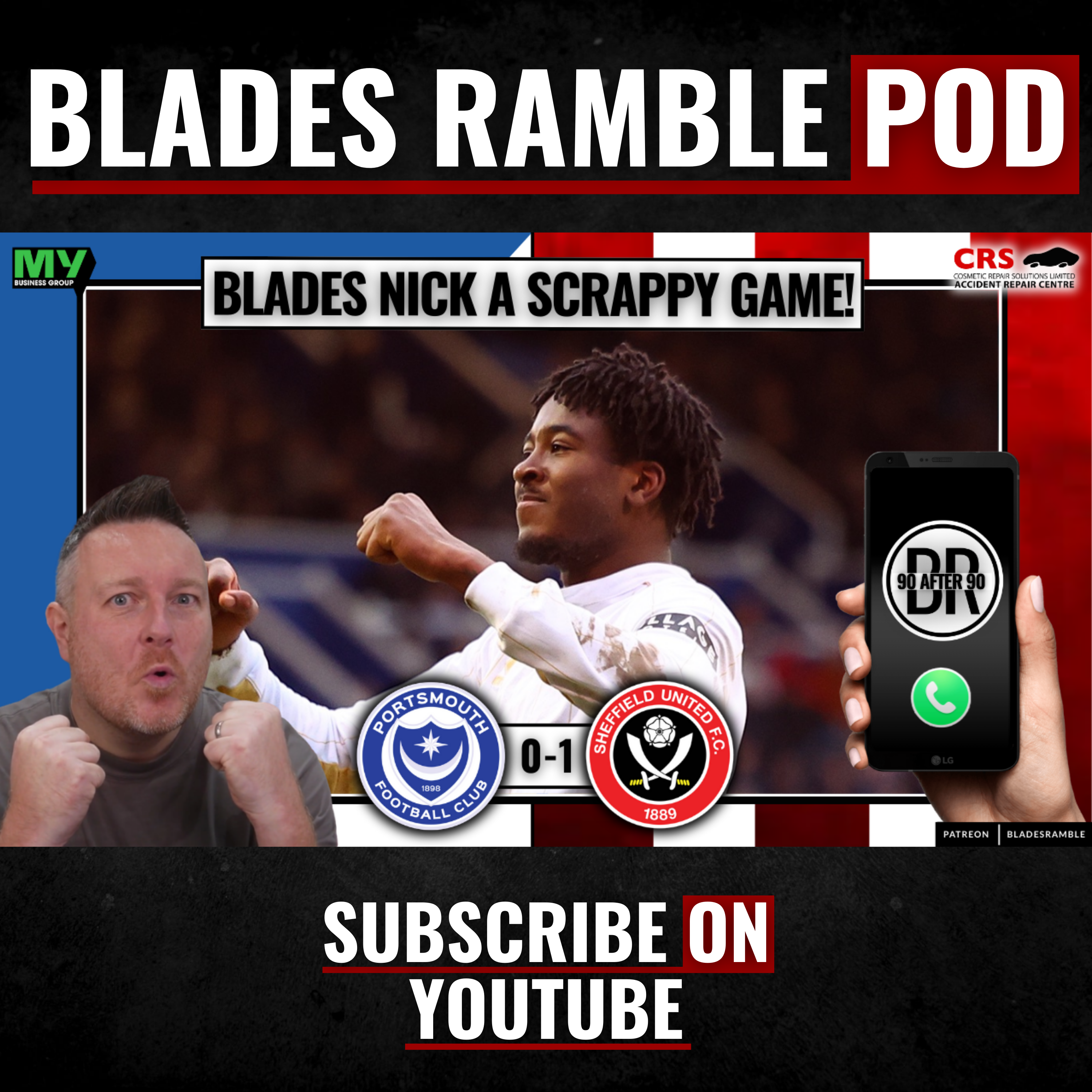 📱⚔️ BLADES NICK IT!! | 90 AFTER 90 | PORTSMOUTH 0-1 SHEFFIELD UNITED ⚔️📱