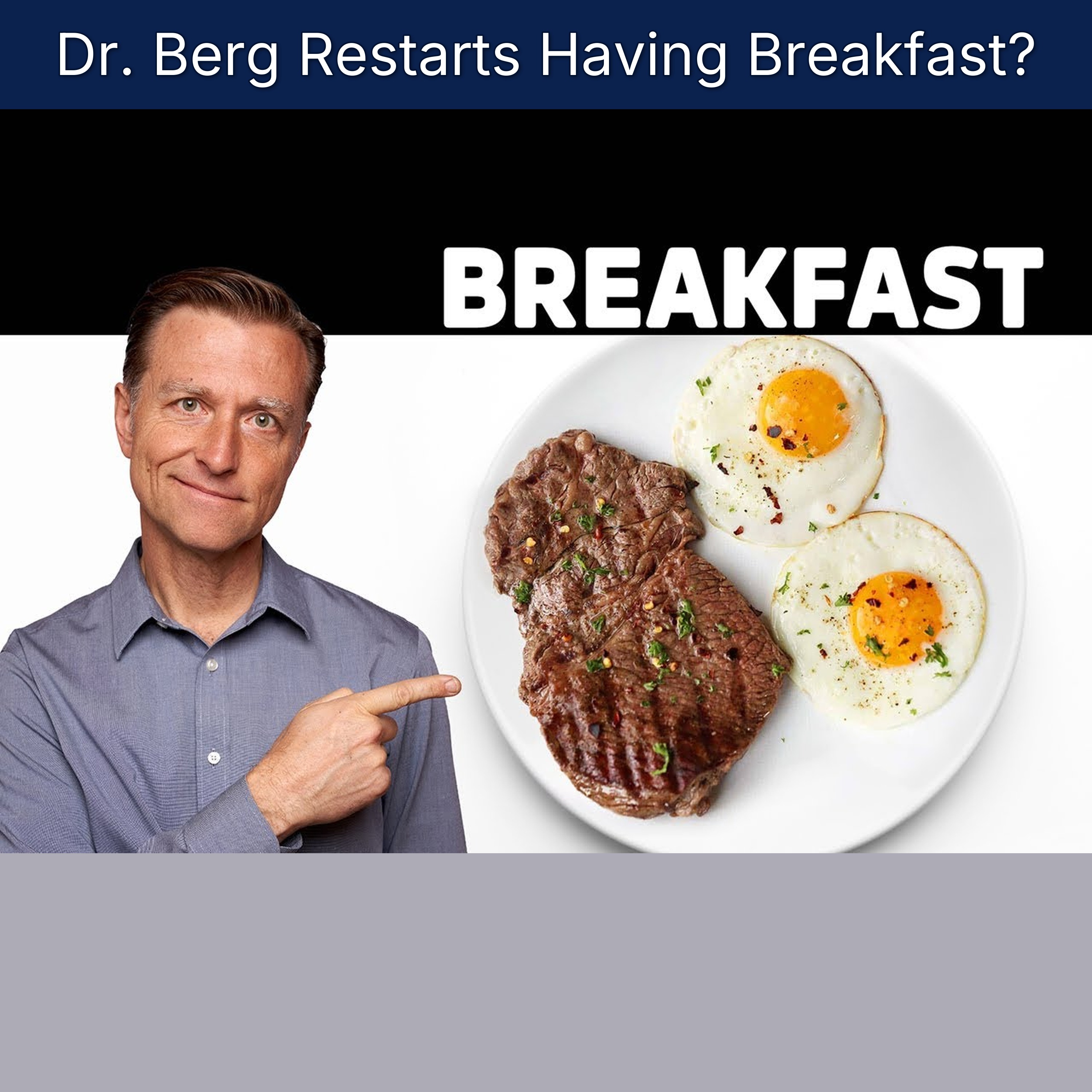 Dr. Berg Restarts Having Breakfast? episode artwork