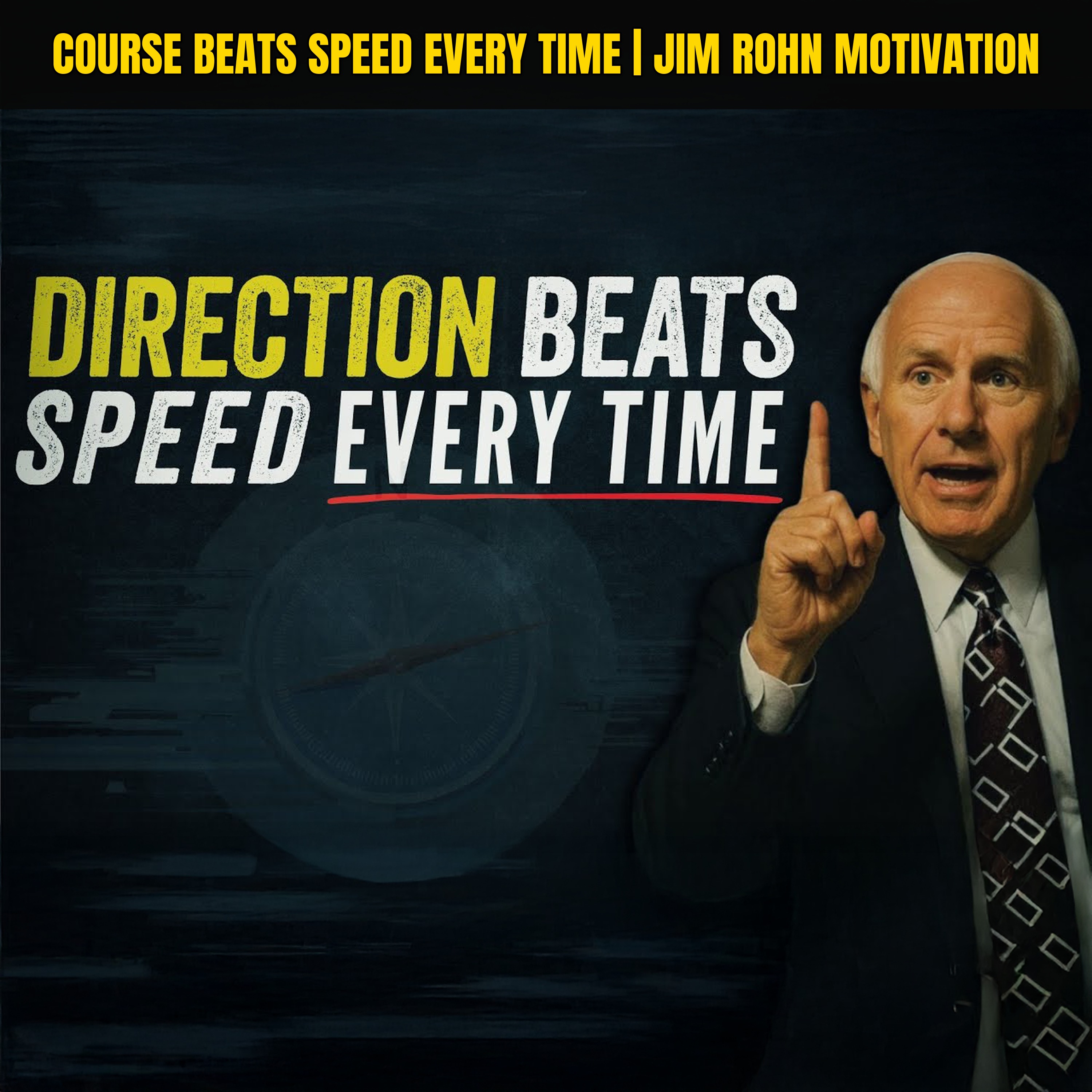 Course Beats Speed Every Time | Jim Rohn Motivation