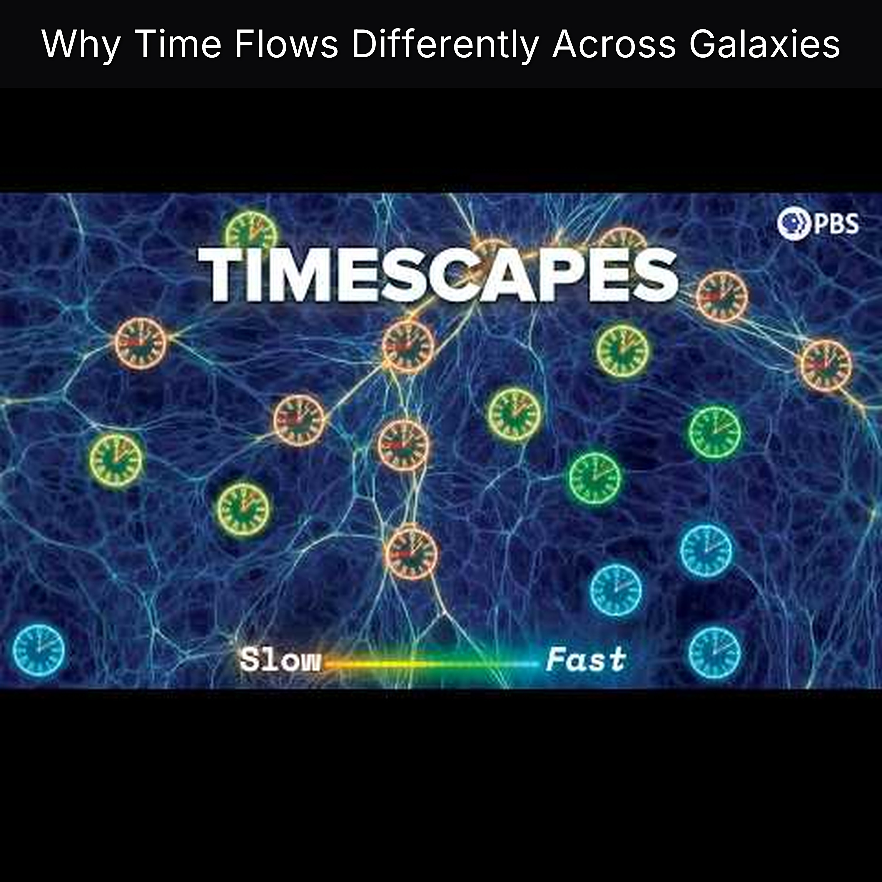 Why Time Flows Differently Across Galaxies