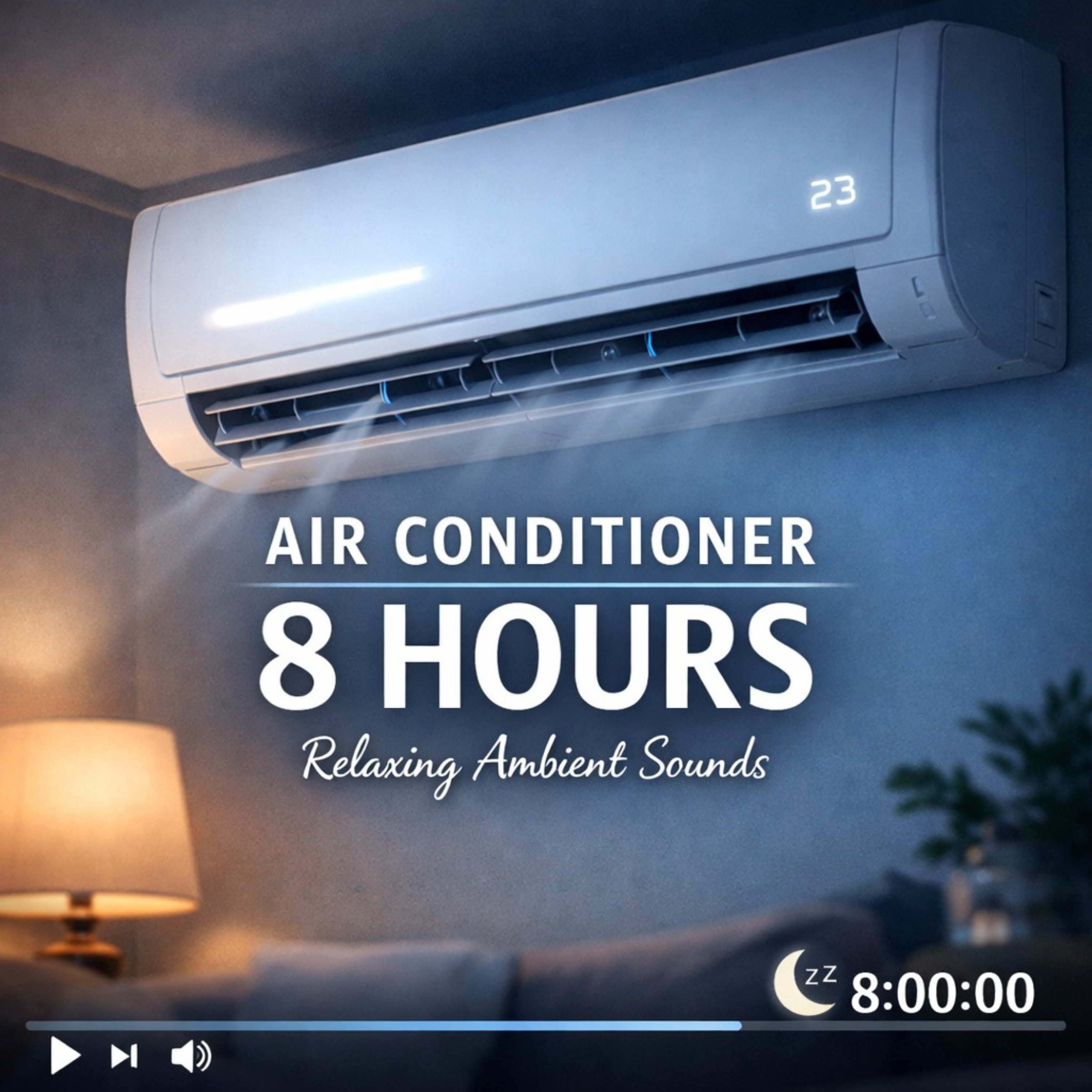 Air Conditioner – 8 Hours of Relaxing Ambient Sounds ASMR