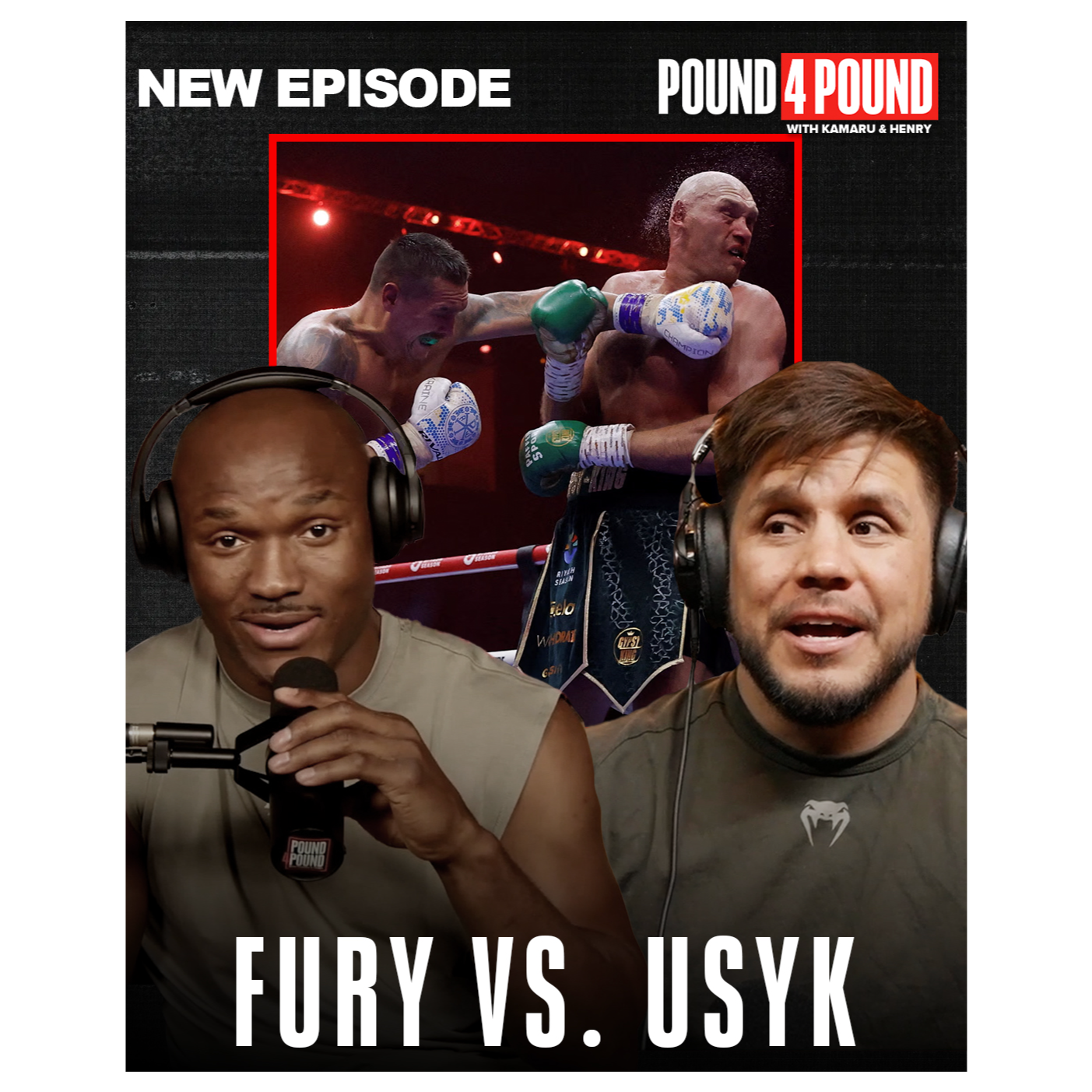 FIGHT OF THE YEAR?? Tyson Fury vs Oleksandr Usyk Fight Reaction || Pound 4 Pound with Kamaru Usman & Henry Cejudo Bonus Episode episode artwork