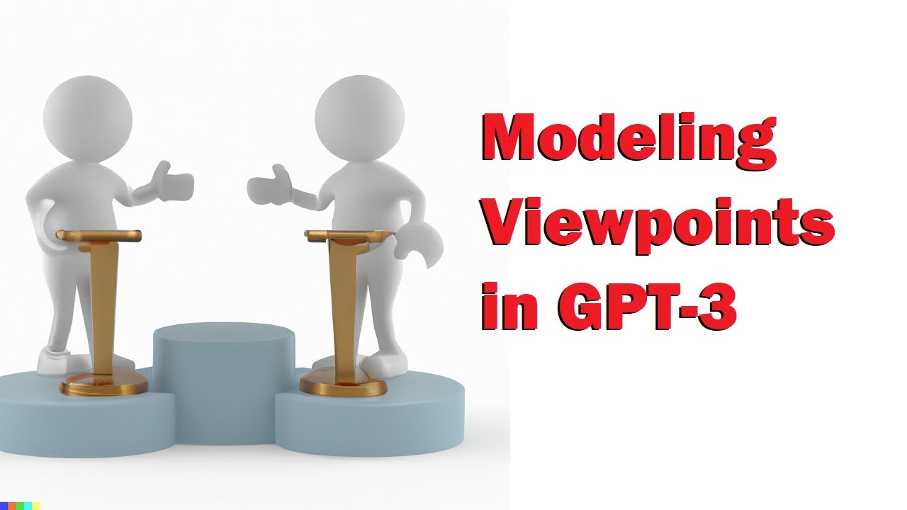 Modeling different viewpoints with GPT-3 for automatic debates | Artificial Intelligence Masterclass