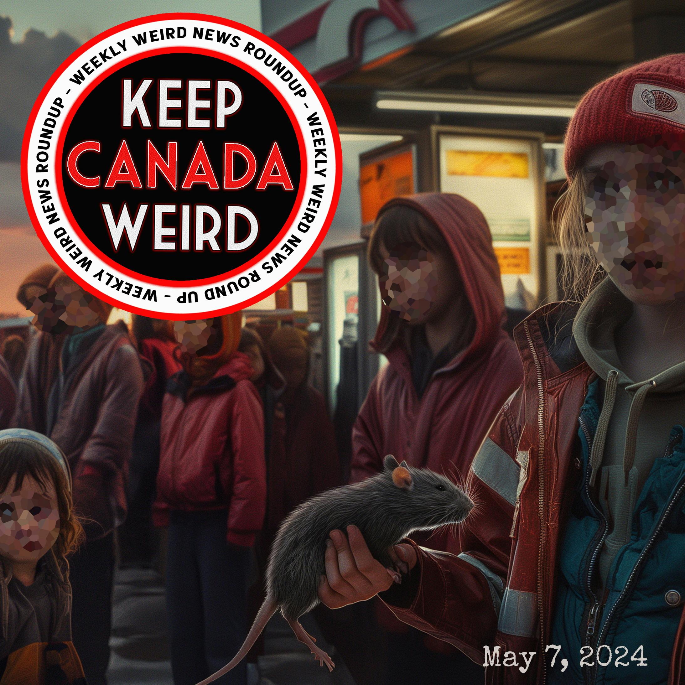 KEEP CANADA WEIRD - May 7, 2024 - Quebec's most prolific sperm donors, rat infestations, and gasoline theft in New Brunswick
