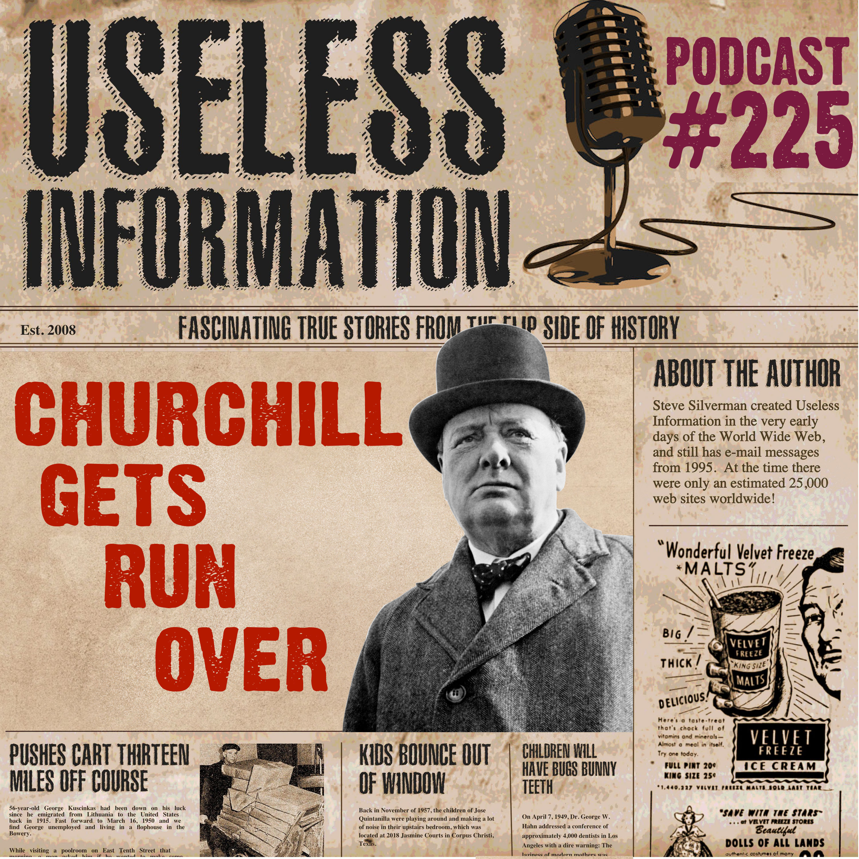 Churchill Gets Run Over