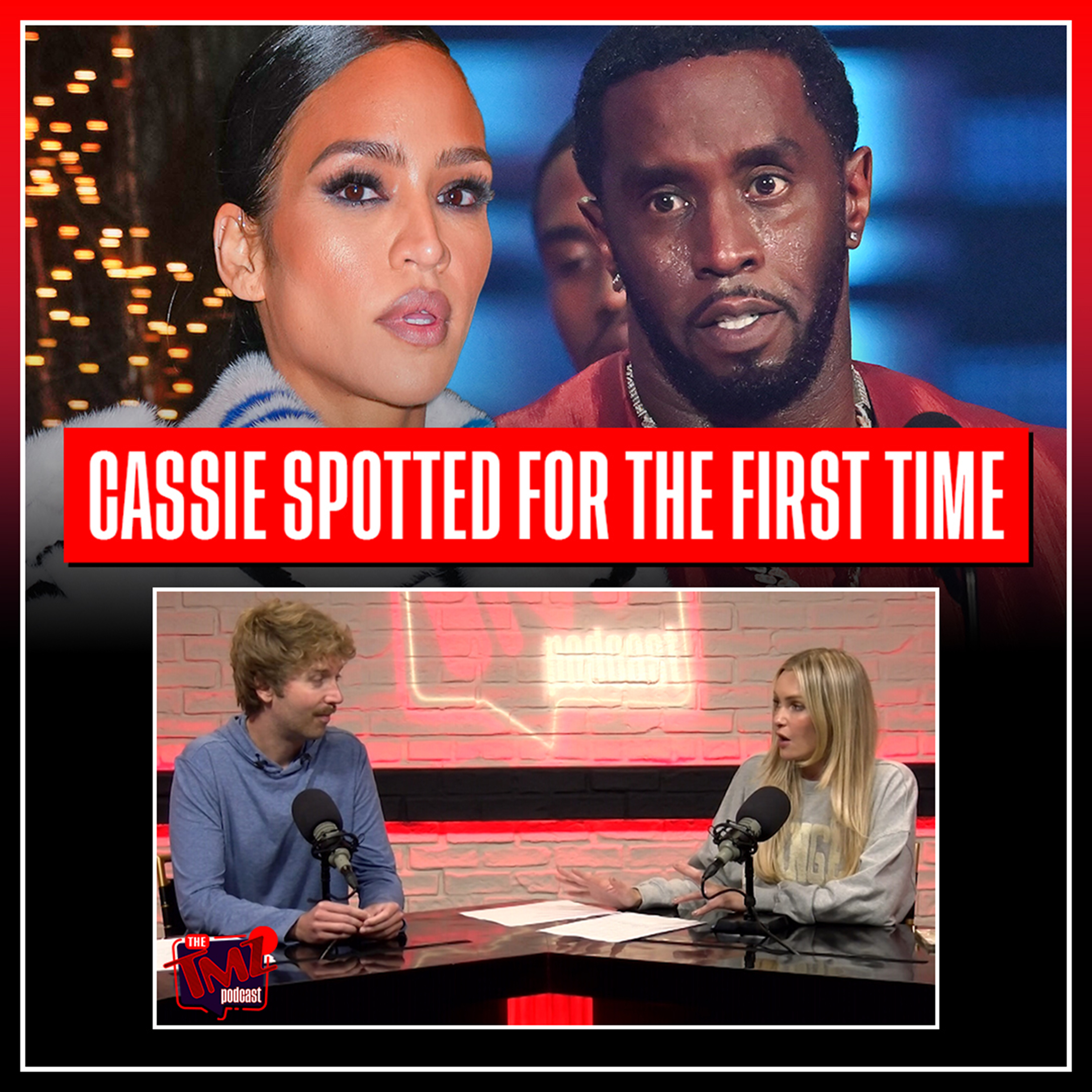 Cassie's Out While Diddy's In... Jail! As New Witnesses Emerge