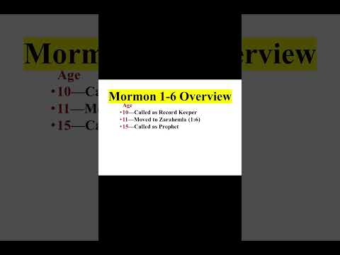 A brief overview of the prophet Mormon's incredible life. episode artwork