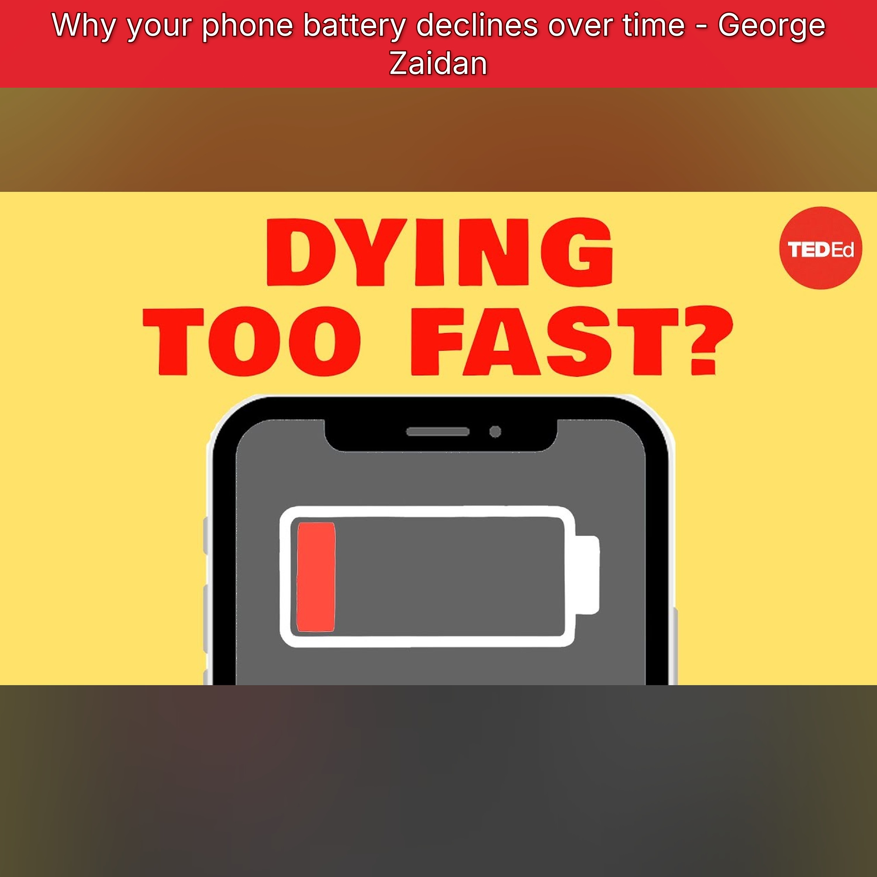 Why your phone battery declines over time - George Zaidan