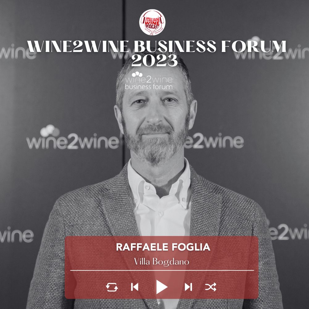 Raffaele Foglia Of Villa Bogdano | wine2wine Business Forum 2023