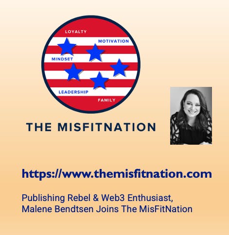 Publishing Rebel & Web3 Enthusiast, Malene Bendtsen Joins The MisFitNation Image