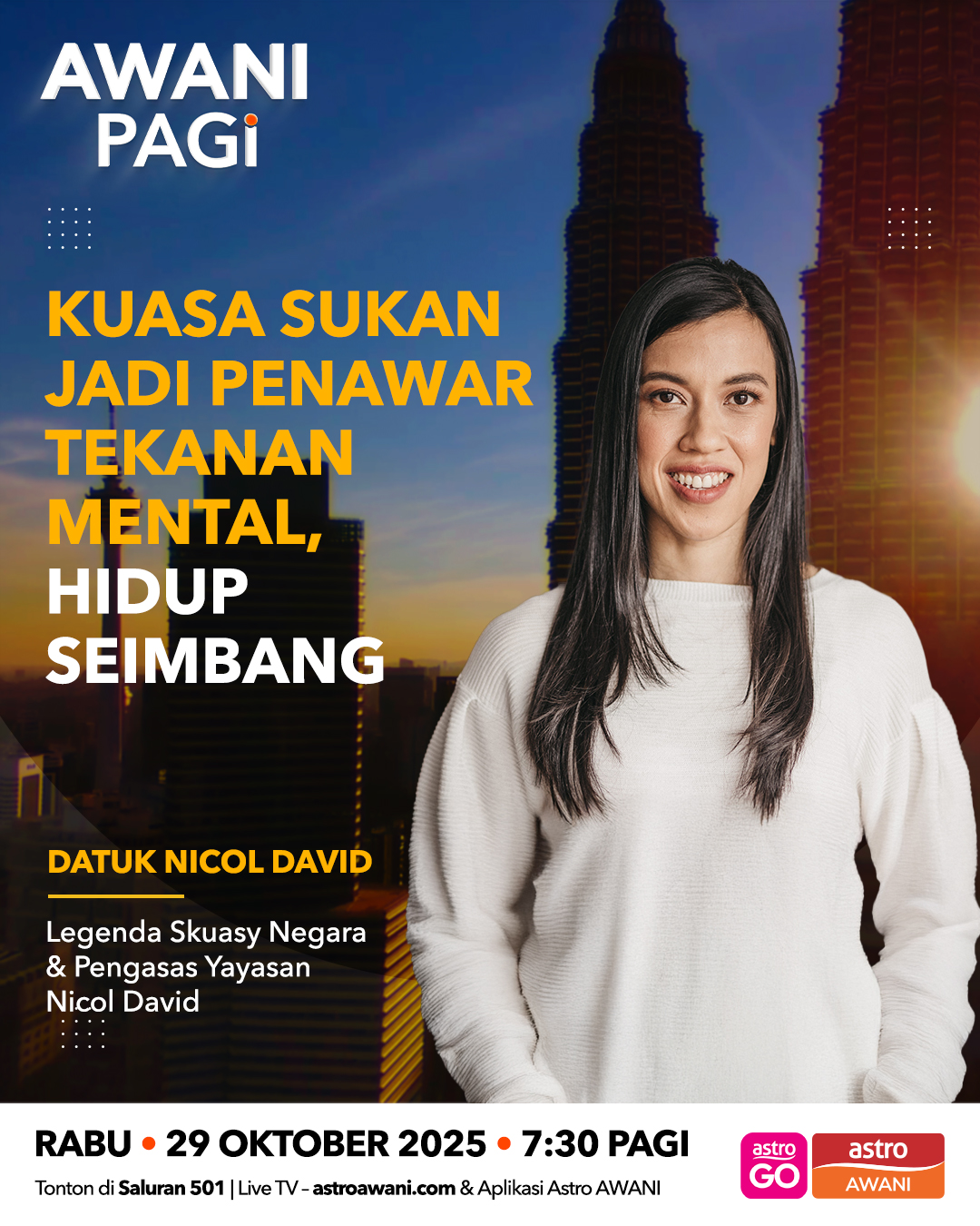 AWANI Pagi: Kuasa Sukan Jadi Penawar Tekanan Mental, Hidup Seimbang