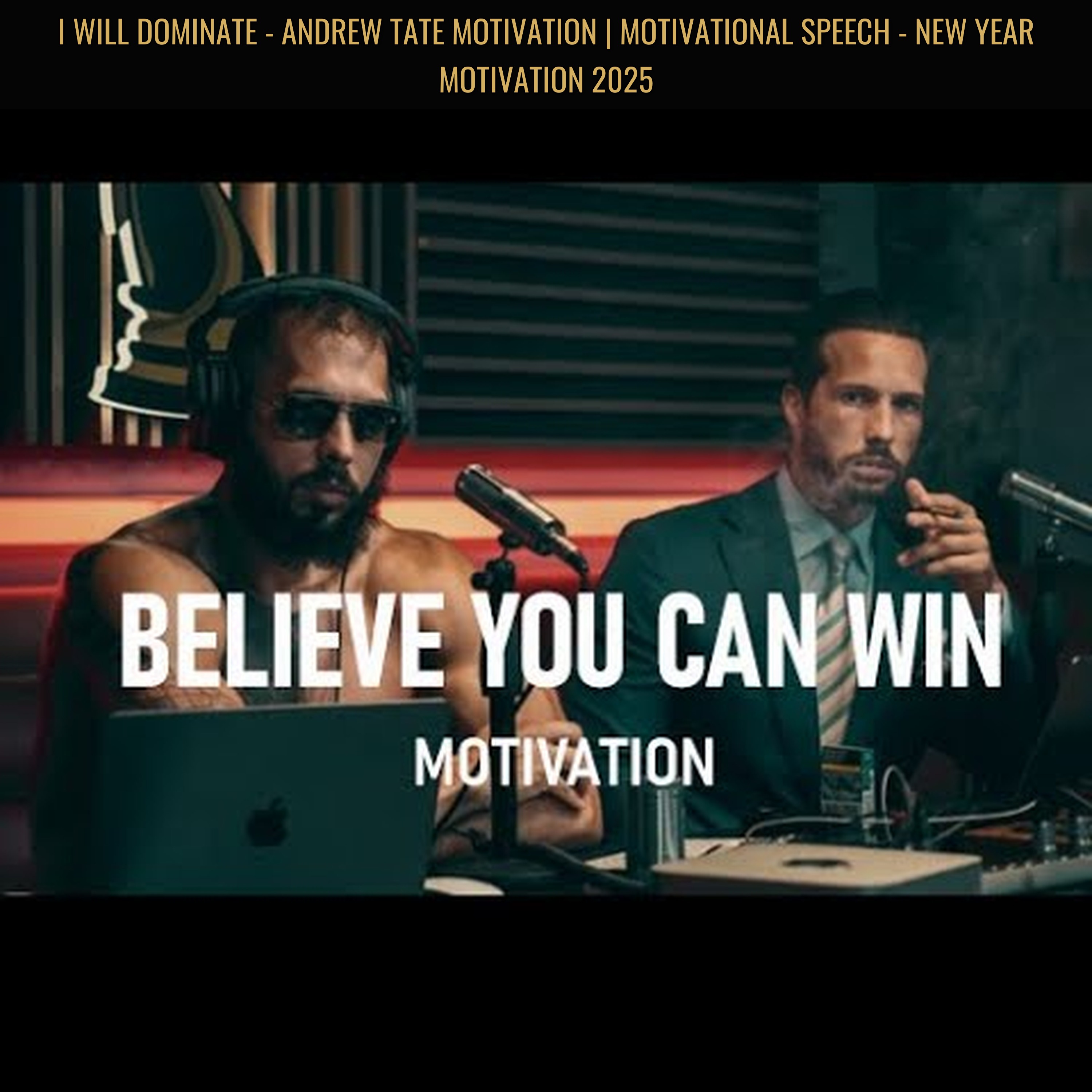I WILL DOMINATE - Andrew Tate Motivation | Motivational Speech - New Year Motivation 2025