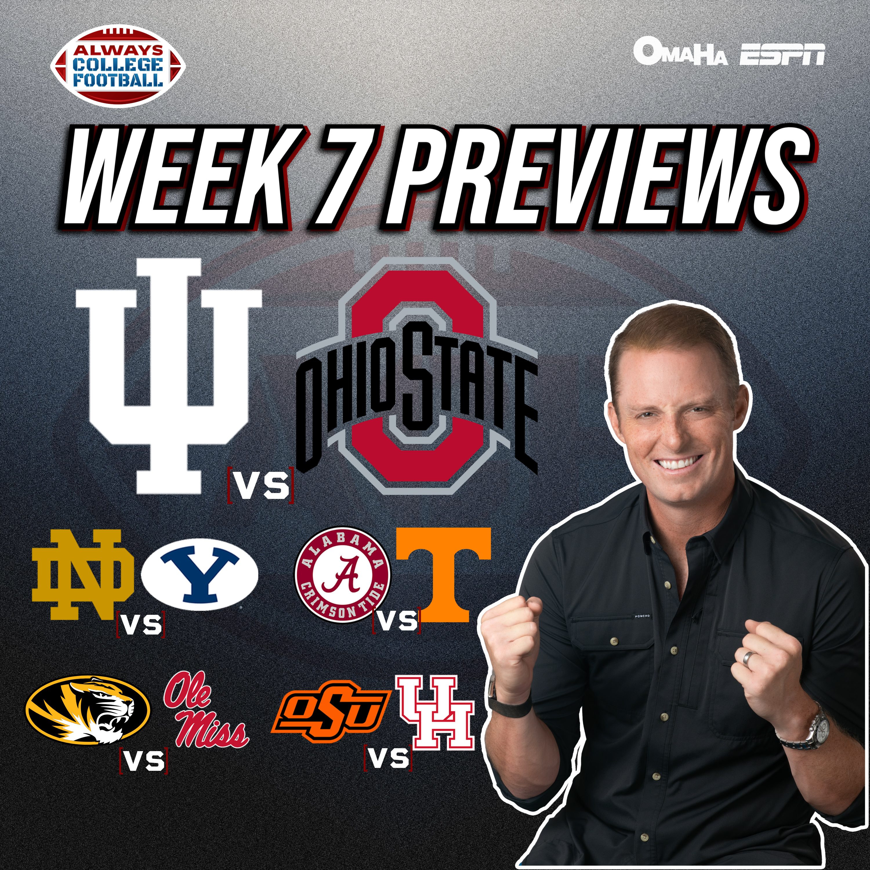 Week 7 Previews: SIX Top 25 matchups! | Always College Football