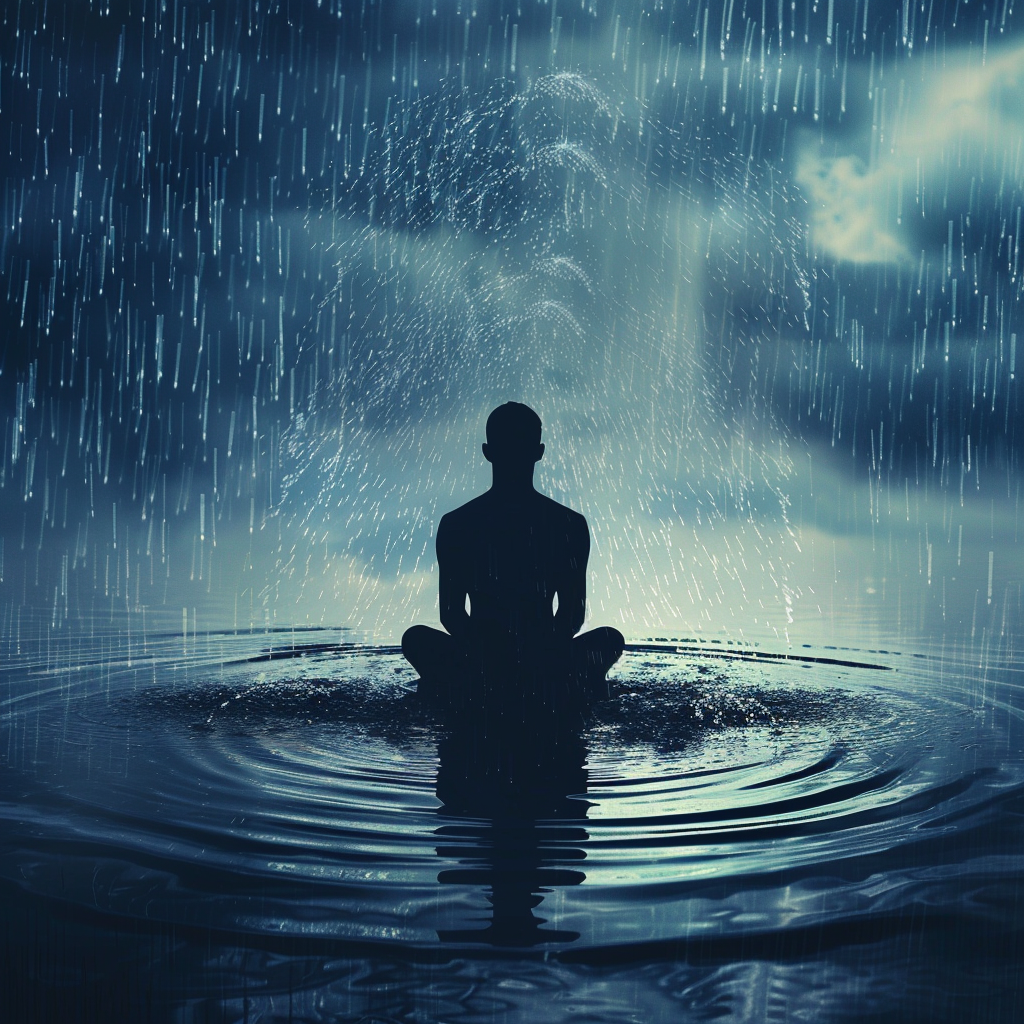 Theta Waves With Soft Rainfall: Perfect For Meditation And Deep Relaxation