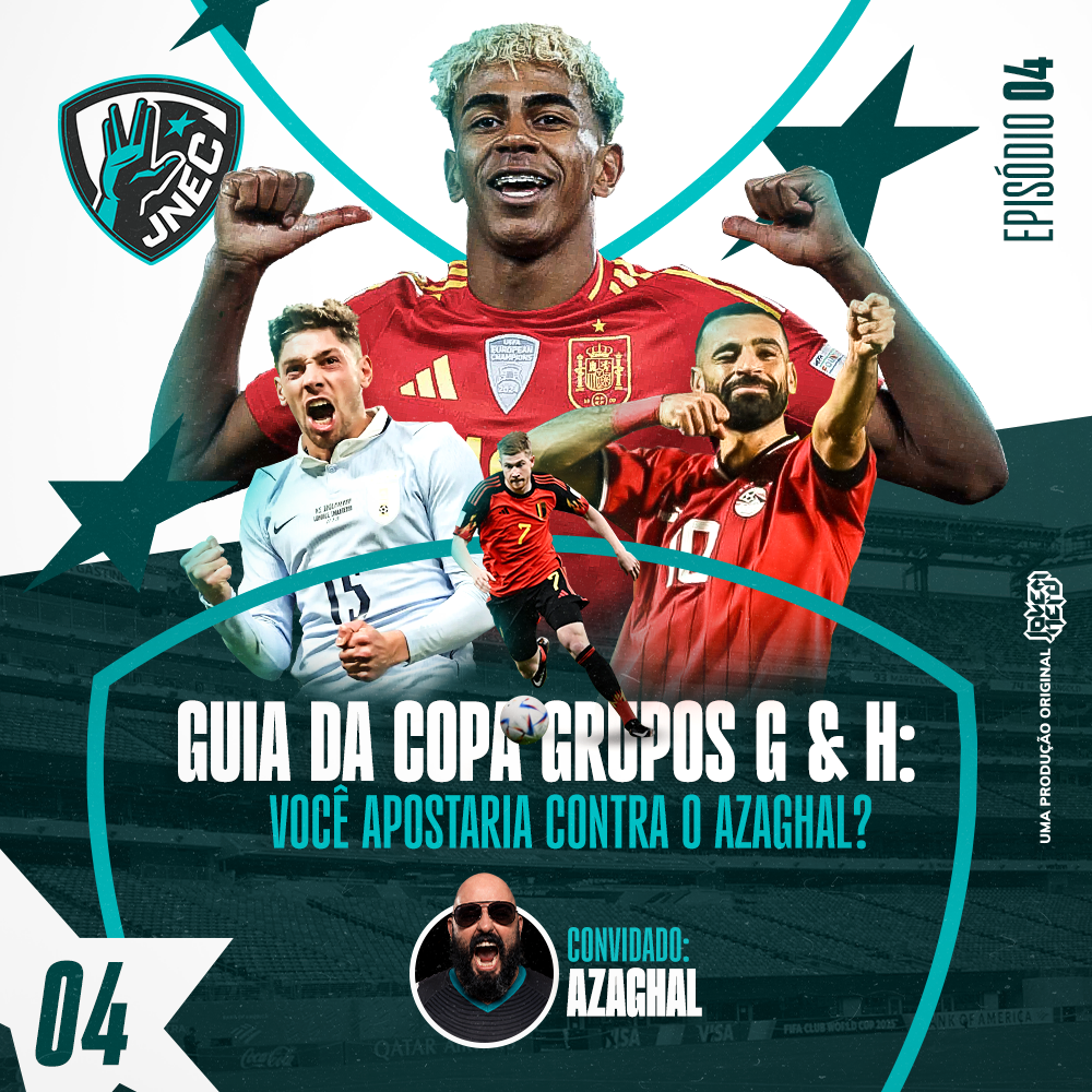 GUIA DA COPA 2026 - GRUPOS G & H: Você apostaria contra o AZAGHAL? | Jovem Nerd Esporte Clube 04