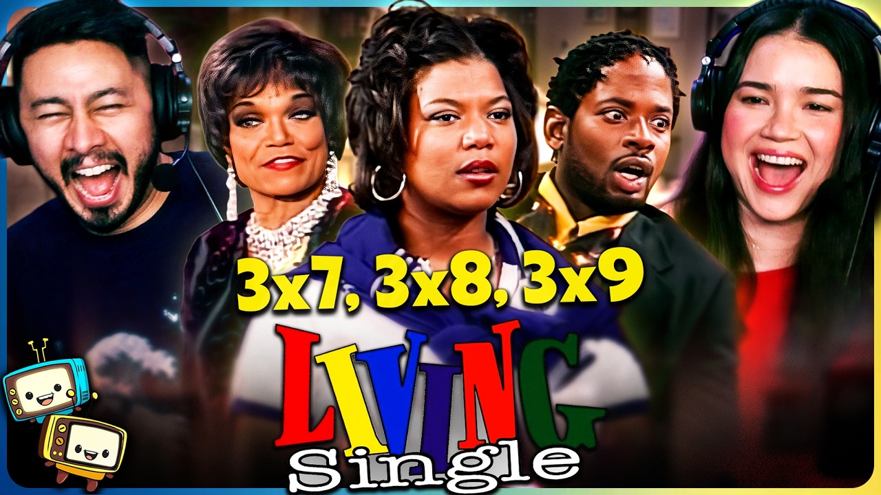 LIVING SINGLE (1995) 3x7, 3x8 & 3x9 REACTION! | Queen Latifah | Kim Coles w/ Jaby Koay episode artwork