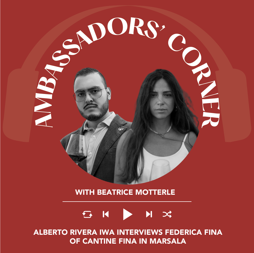 Alberto Rivera IWA interviews Federica Fina of Cantine Fina from Marsala in Sicily | Clubhouse Ambassadors' Corner