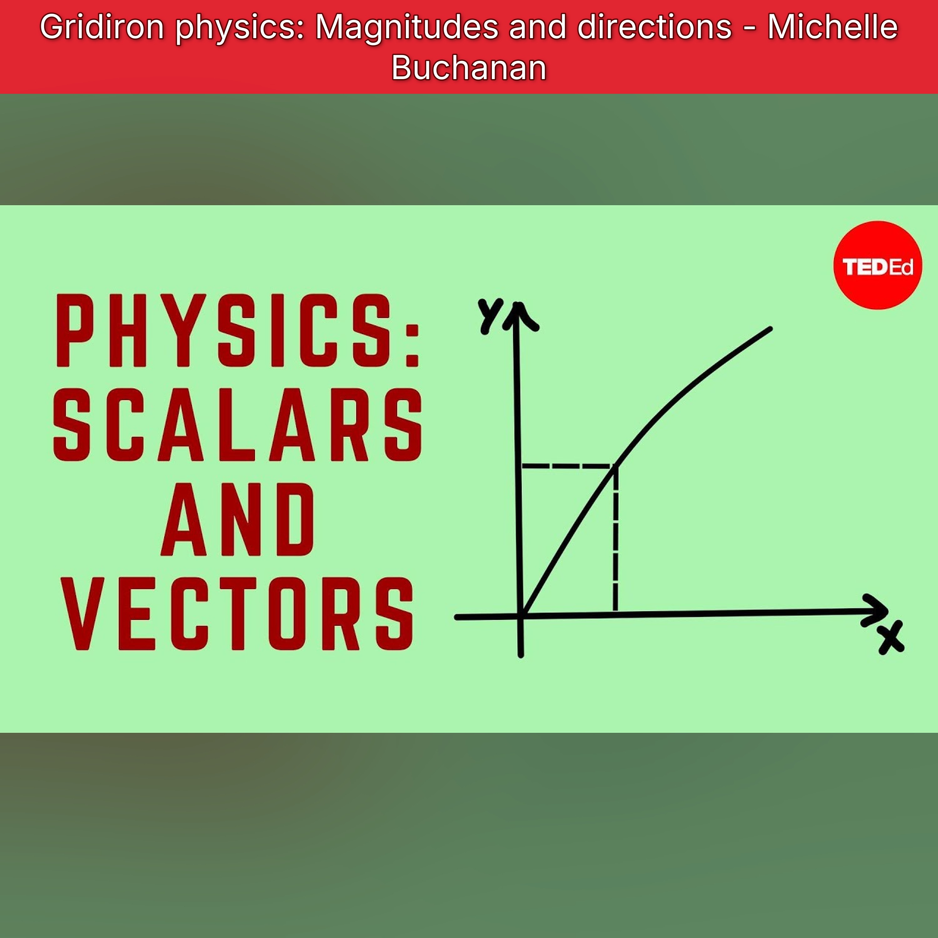 Gridiron physics: Magnitudes and directions - Michelle Buchanan episode artwork
