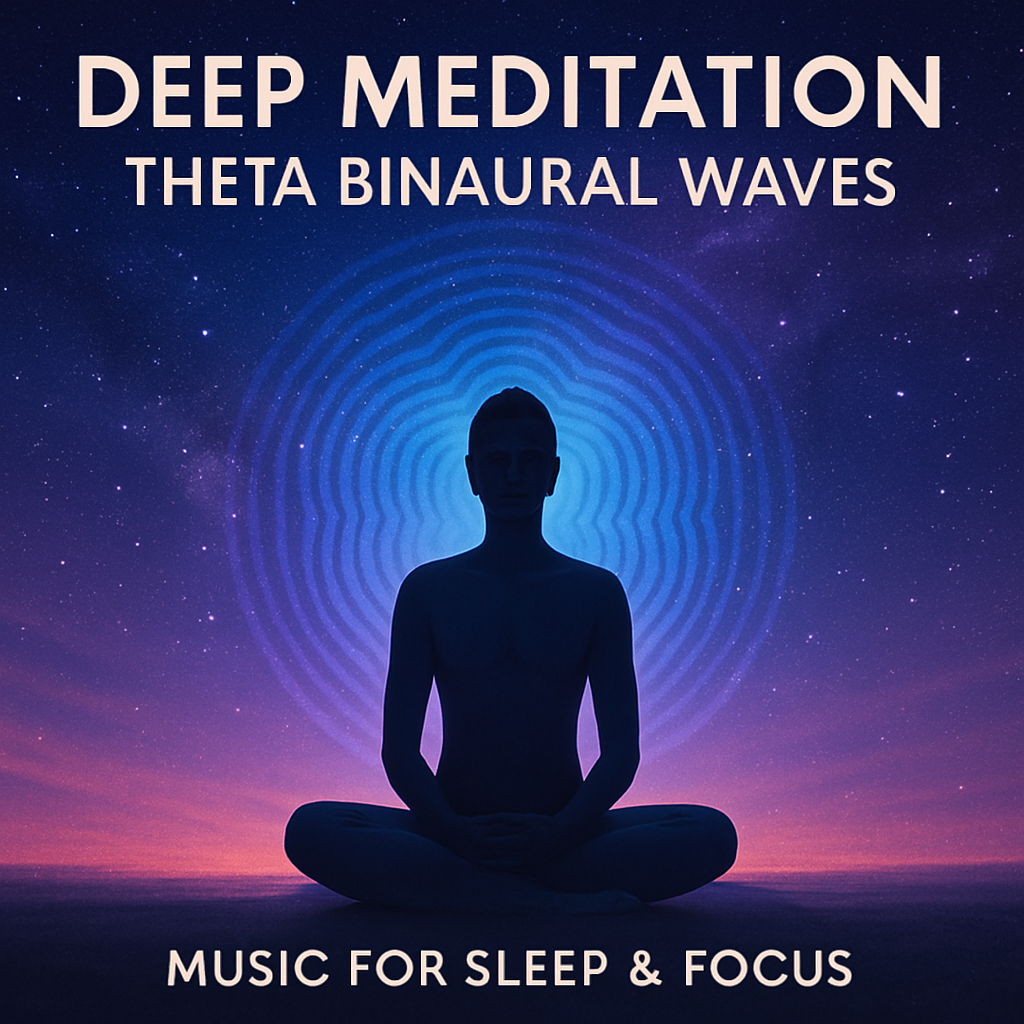 Deep Meditation Theta Binaural Waves Music For Sleep & Focus