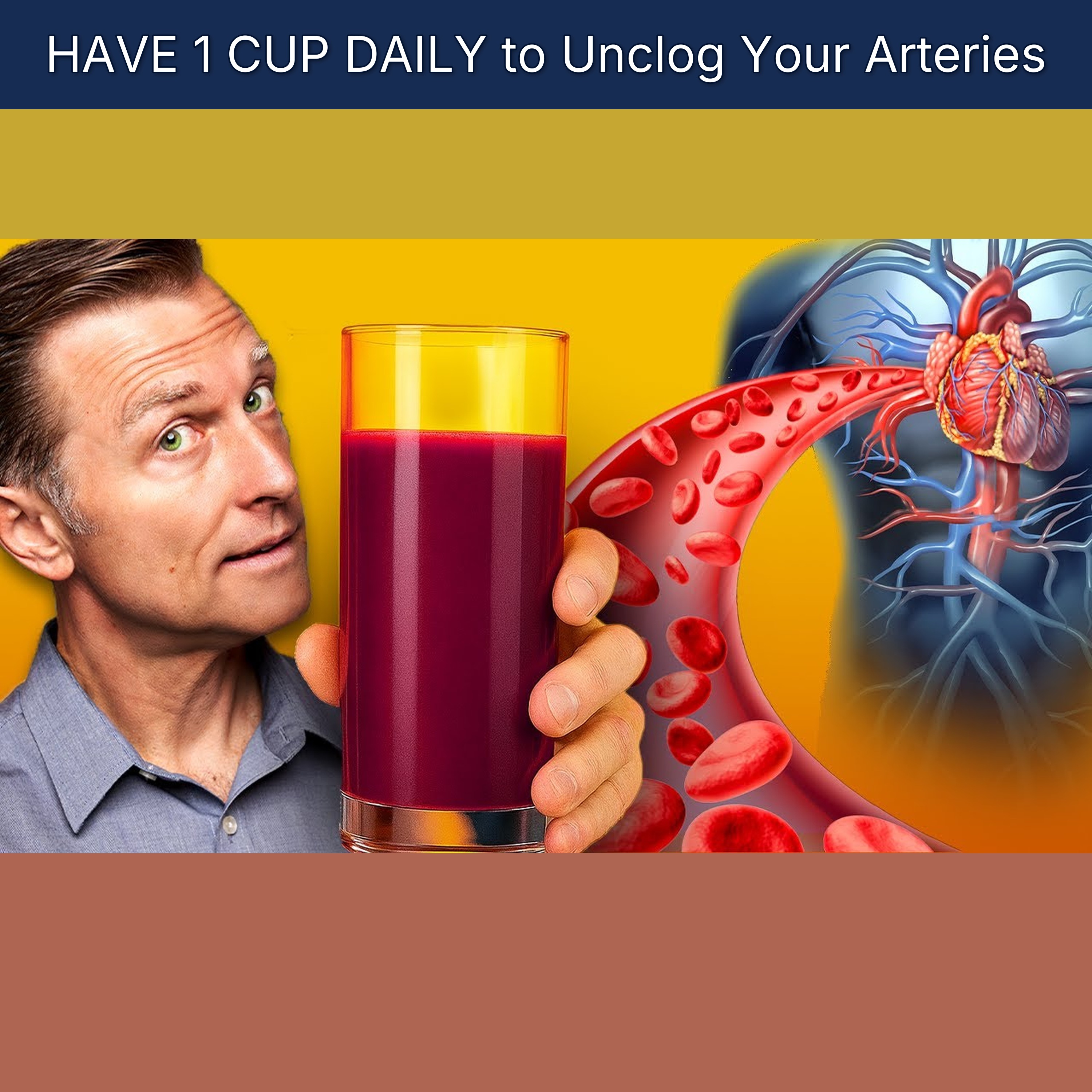 HAVE 1 CUP DAILY to Unclog Your Arteries