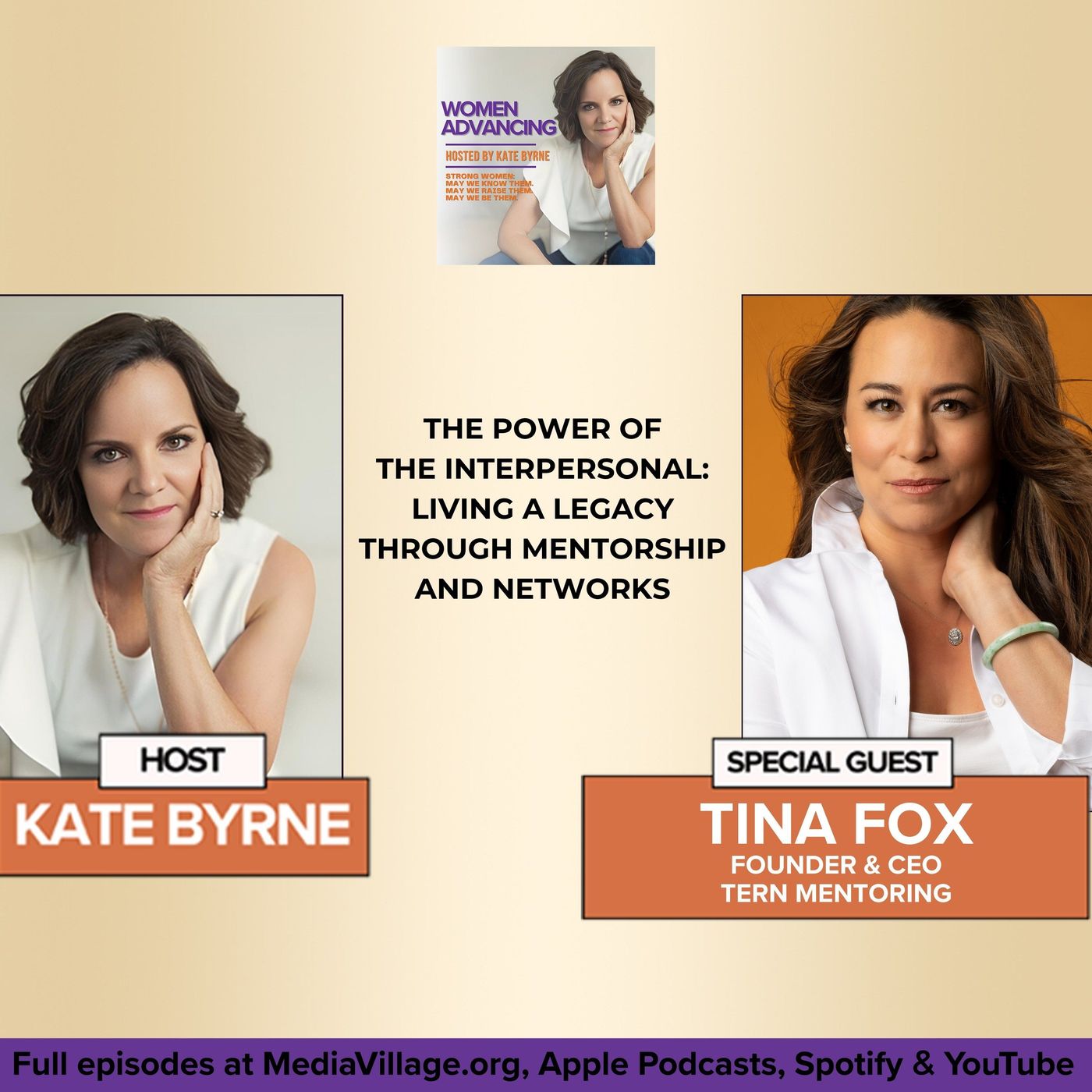 The Power Of The Interpersonal: Founder And CEO Of TERN Mentoring, Tina Fox On Living A Legacy Through Mentorship And Networks episode artwork