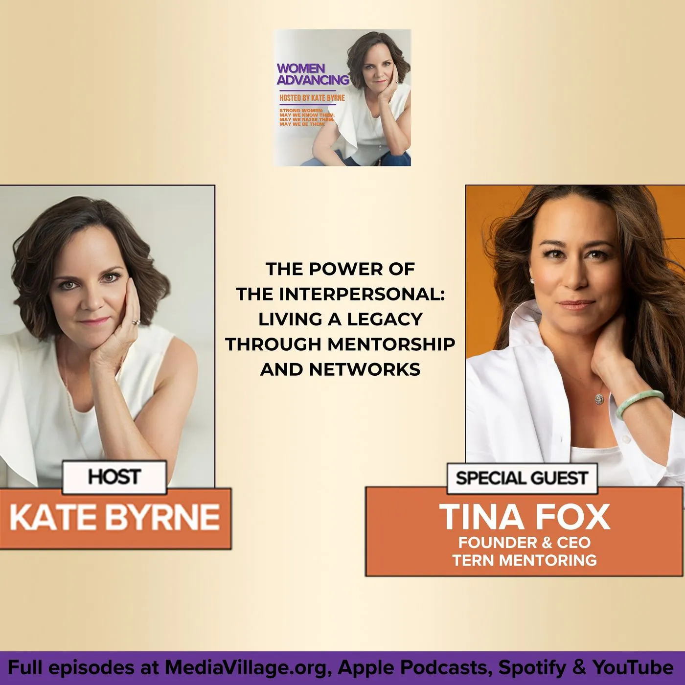 The Power Of The Interpersonal: Founder And CEO Of TERN Mentoring, Tina Fox On Living A Legacy Through Mentorship And Networks episode artwork