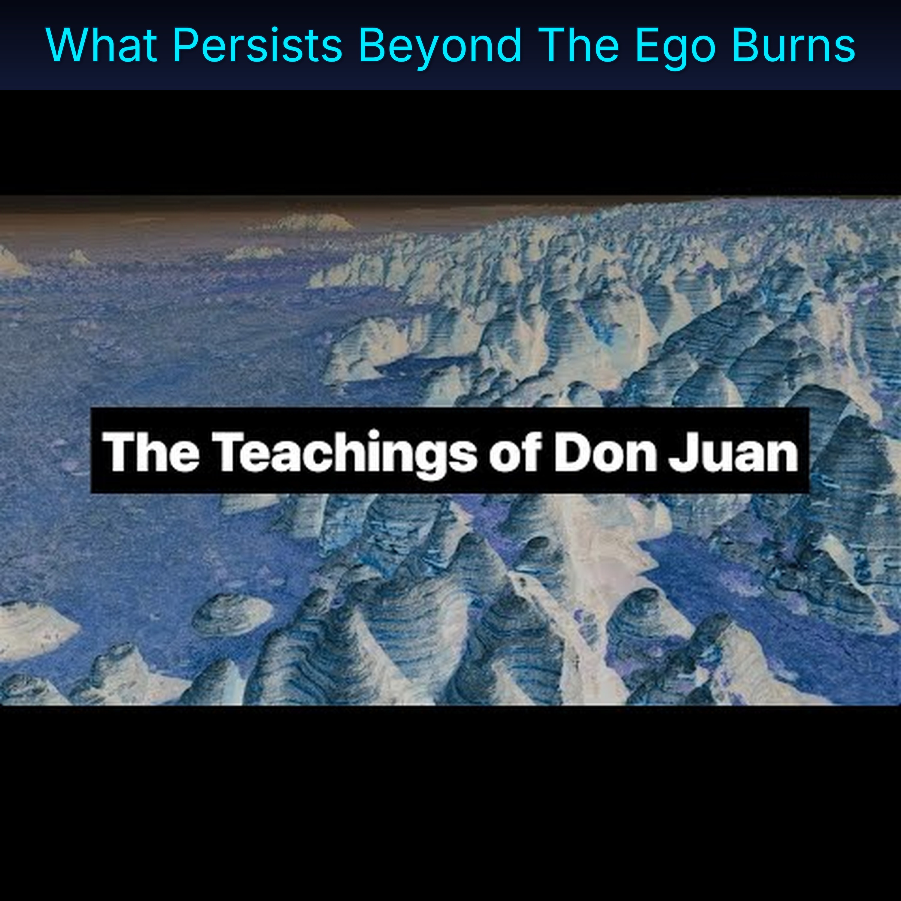 What Persists Beyond The Ego Burns