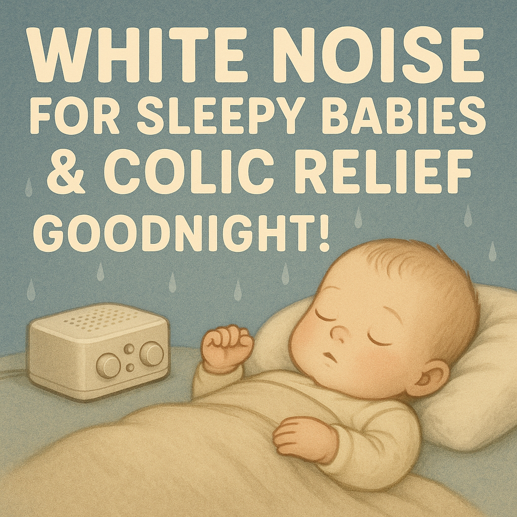 White Noise for Sleepy Babies & Colic Relief | Goodnight!