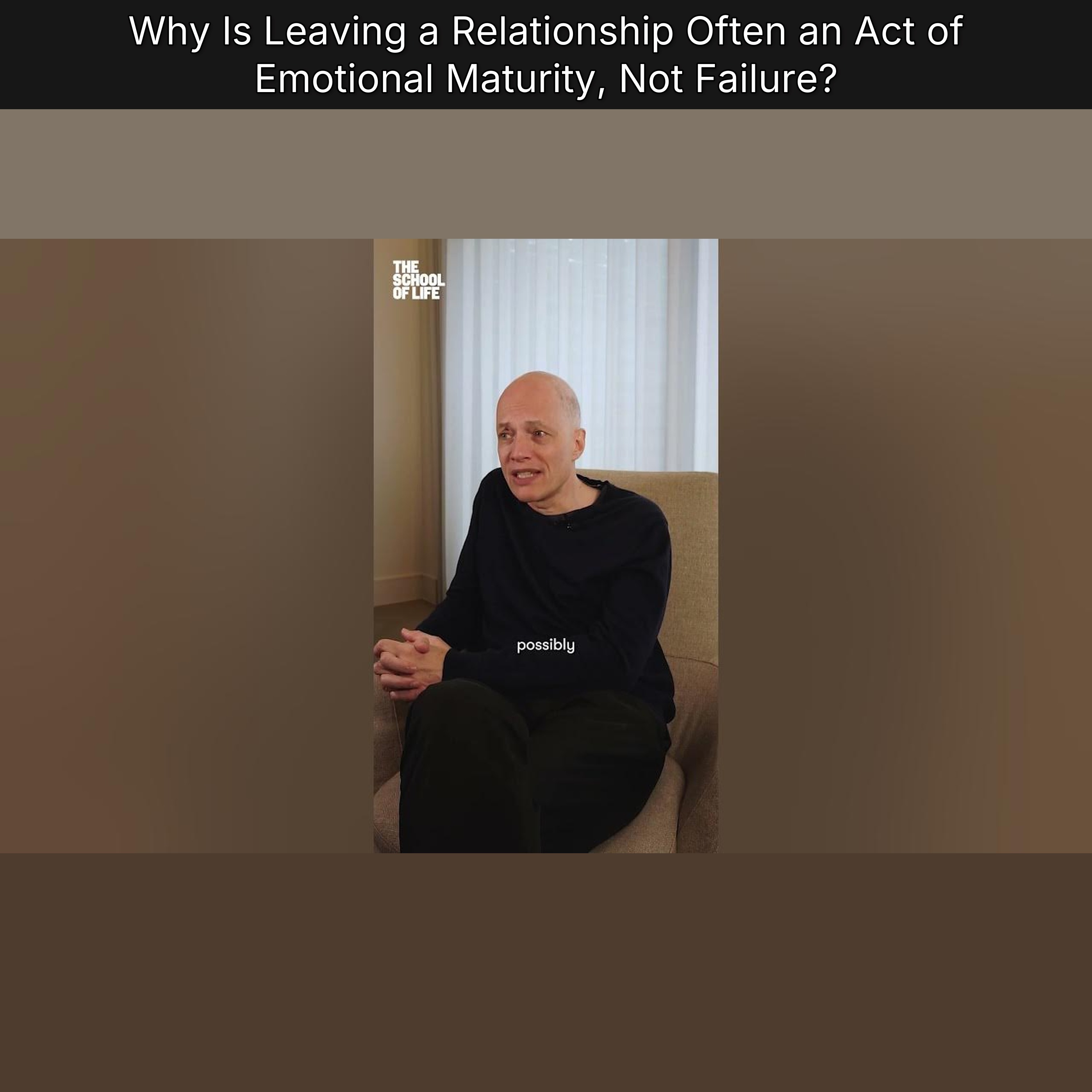 Why Is Leaving a Relationship Often an Act of Emotional Maturity, Not Failure?