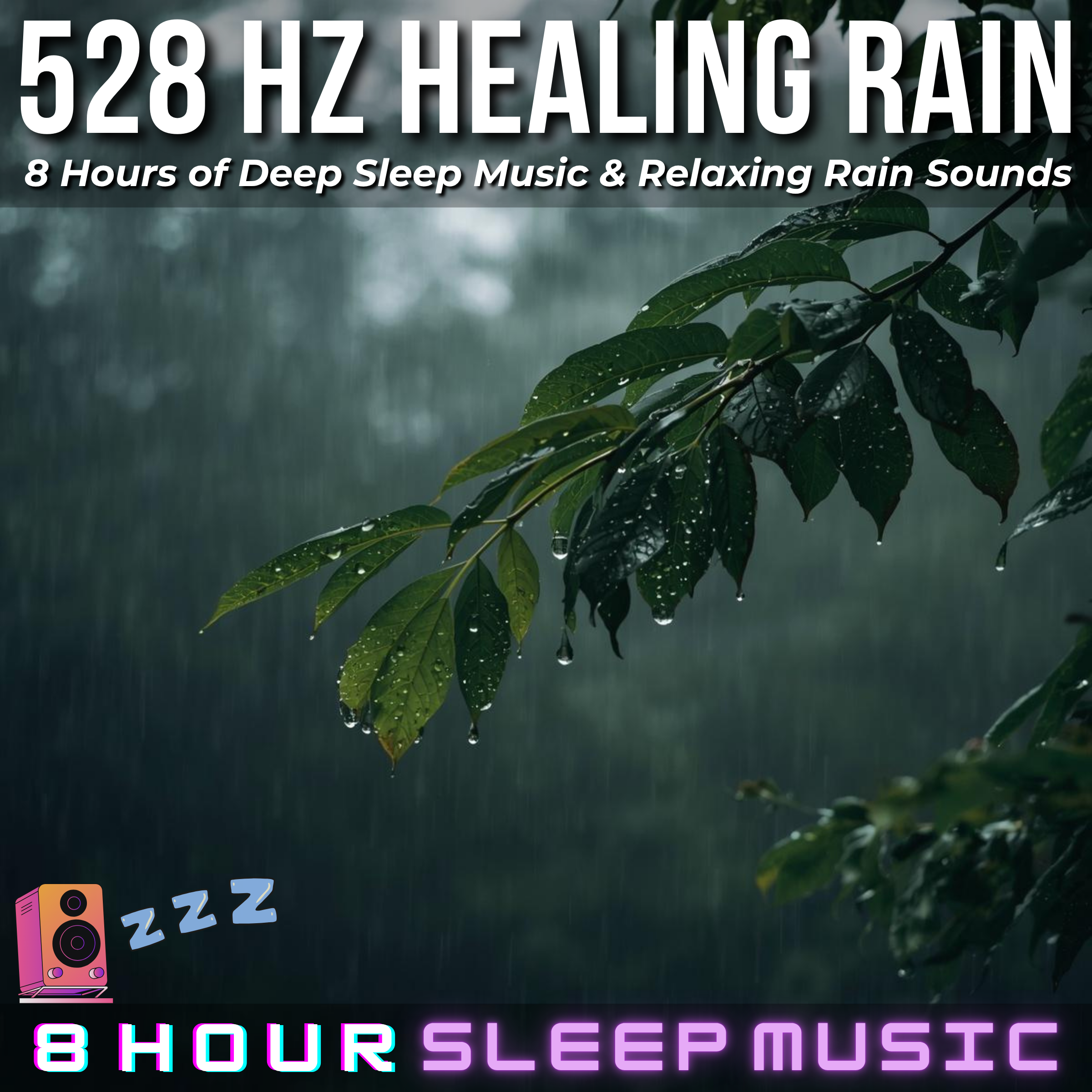 ☔ 528 Hz Healing Rain Meditation | 8 Hours of Deep Sleep Music with Relaxing Rain Sounds for Calm & Renewal 🕊️