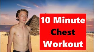 10 Minute Dumbbell Only Chest Workout You Can Do at Home | Follow Along