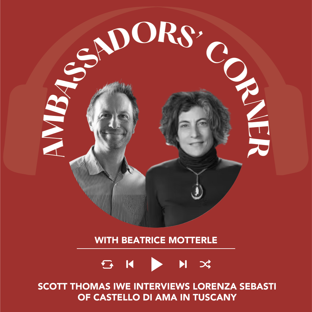 Ep. 2438 Scott Thomas IWE interviews Lorenza Sebasti of Castello di Ama | Clubhouse Ambassadors' Corner
